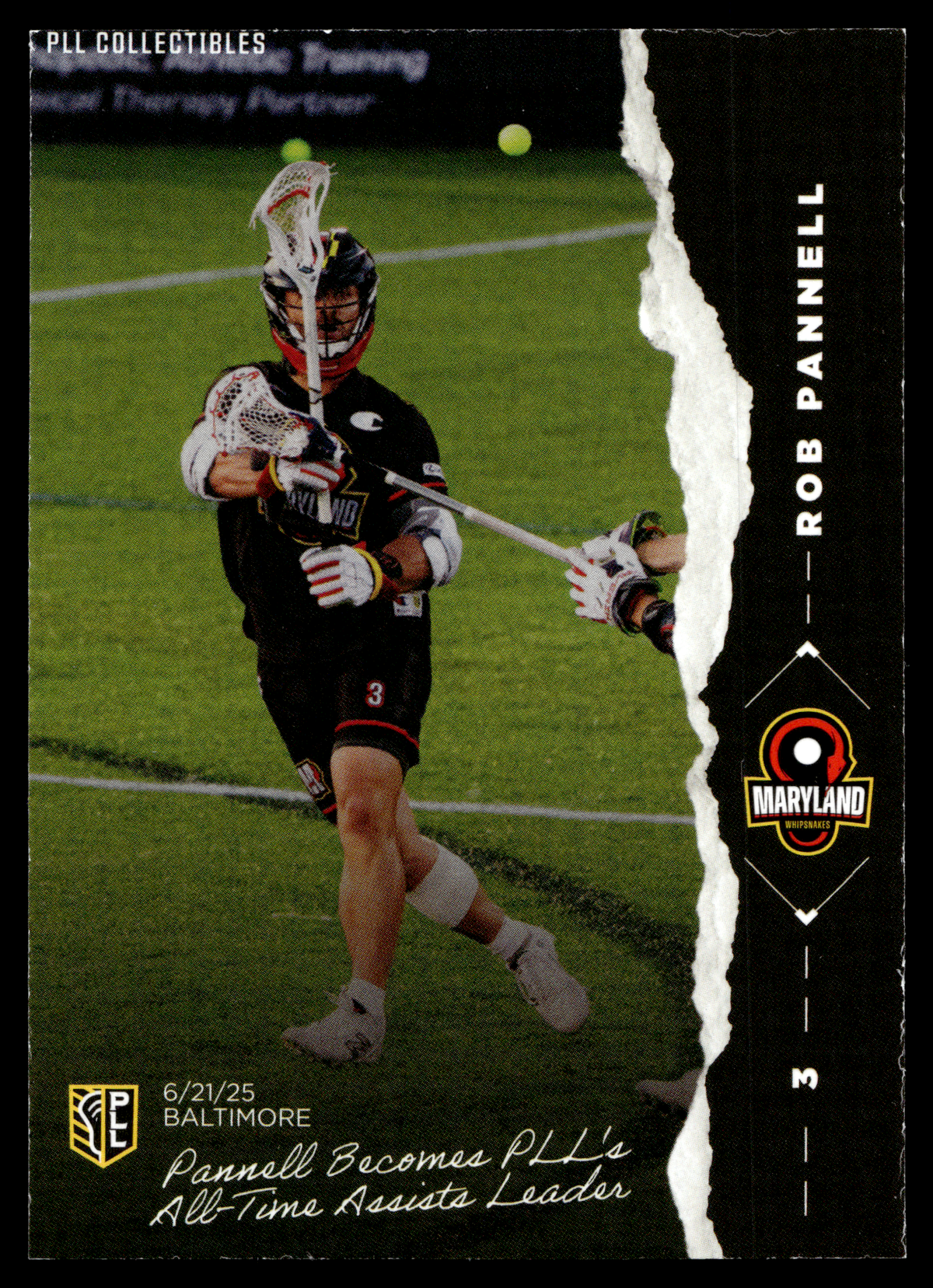 2026 Premier Lacrosse League PLL Fieldside II Insert Cards - 'THE MOMENT', 'CHAMPIONS', and 'AWARD WINNERS'