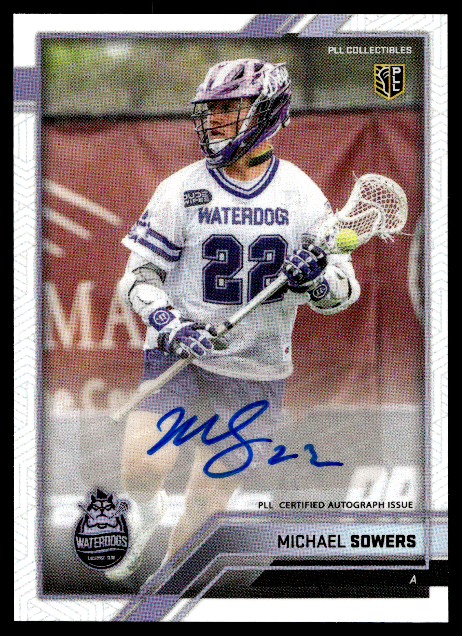 2023 Premier Lacrosse League PLL Snapshot Autograph Cards