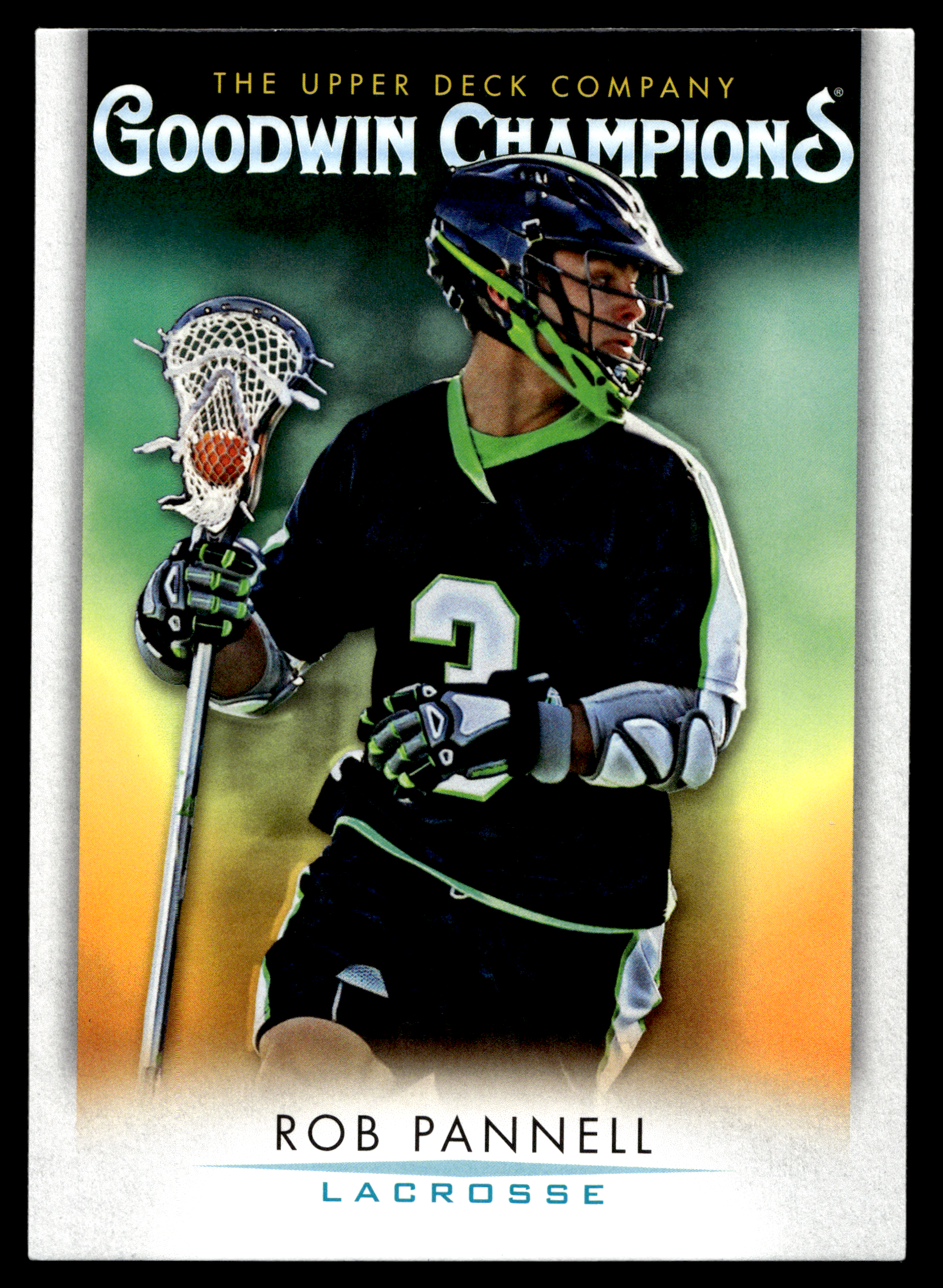 Rob Pannell Company Issued Trading Cards