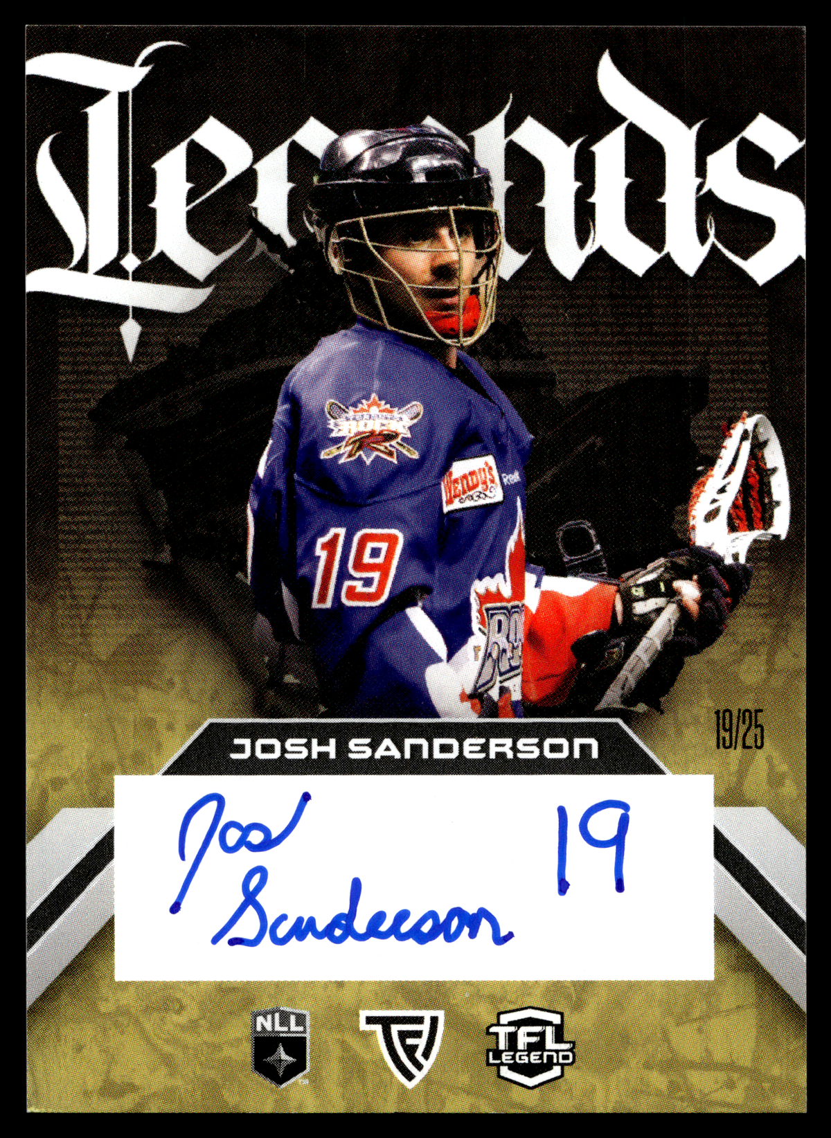 2026 TFL National Lacrosse League (NLL) ELITE Premium Cards