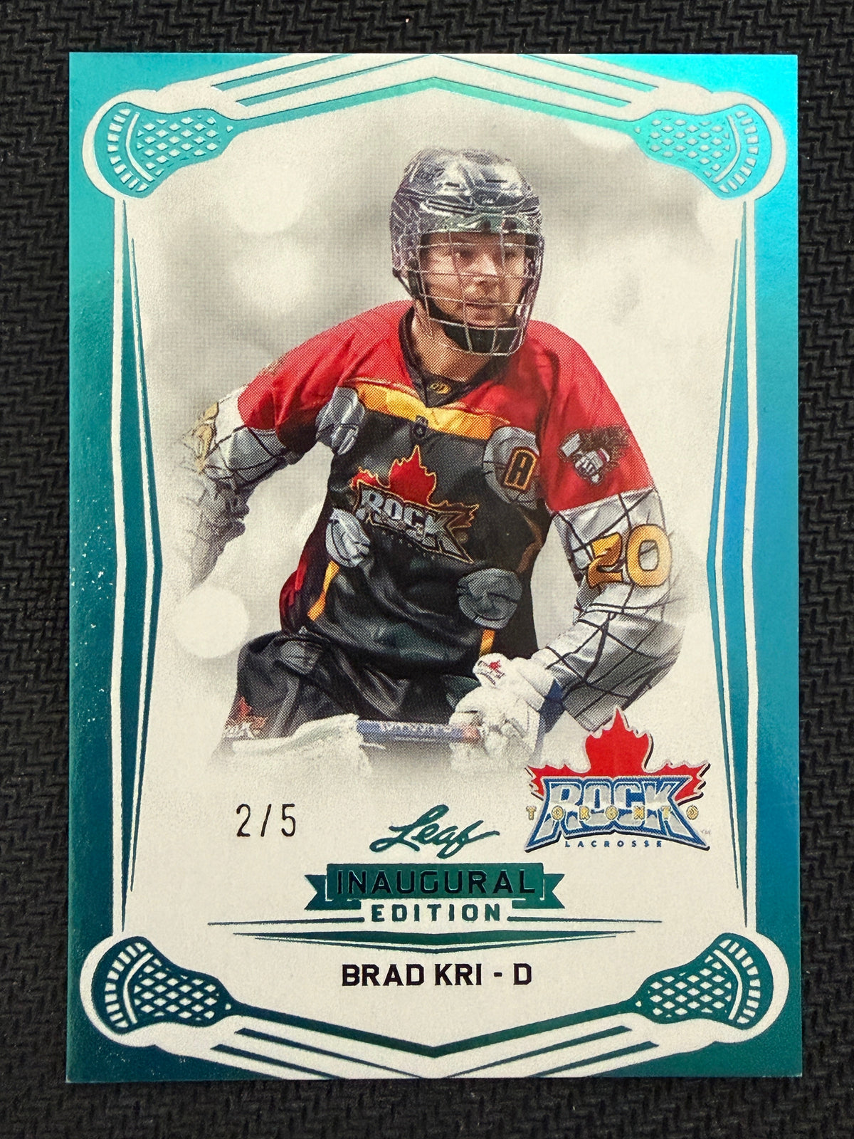 2025 Leaf Inaugural National Lacrosse League NLL Base (#/QTY) Cards
