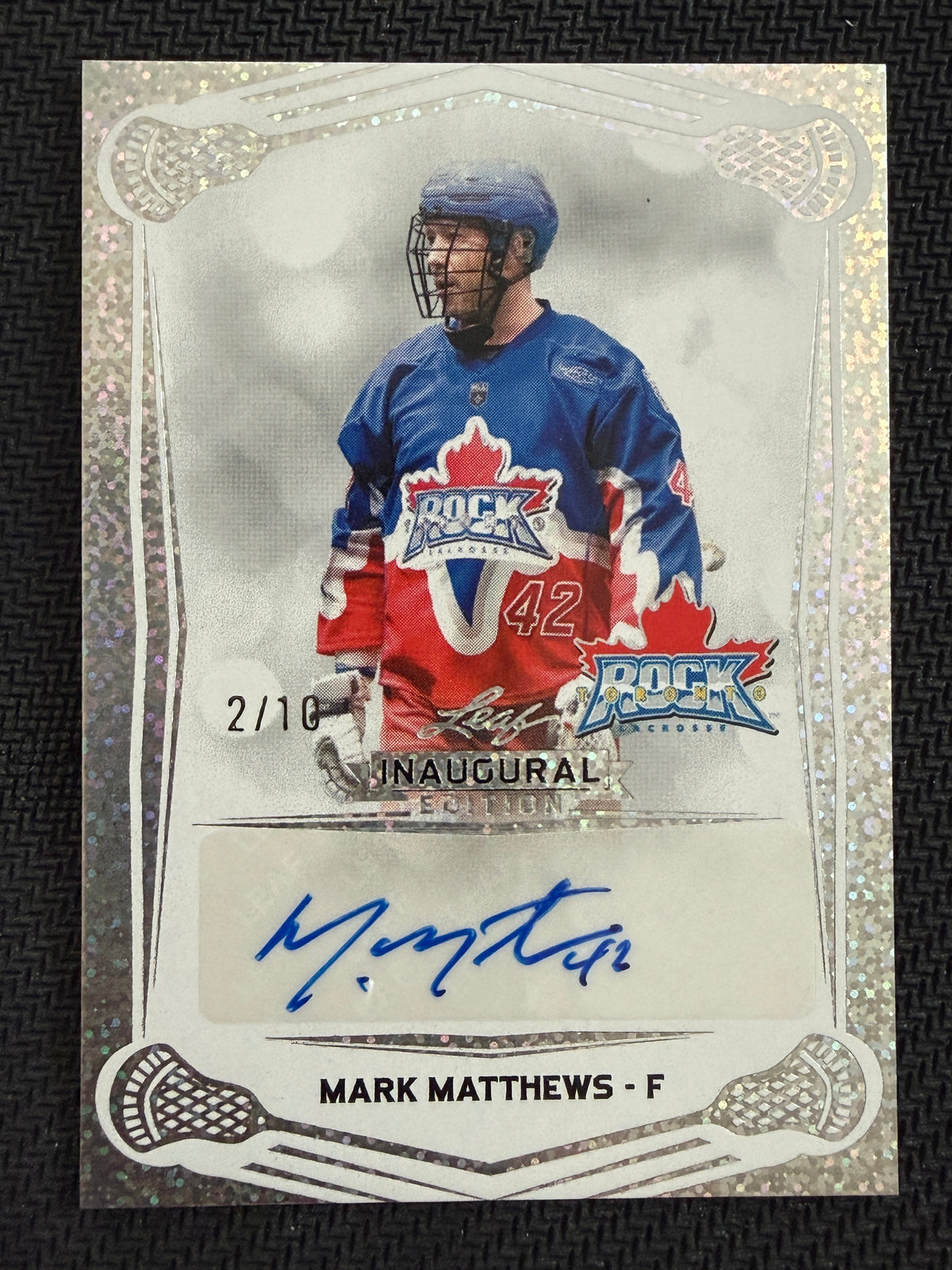 2025 Leaf Inaugural National Lacrosse League NLL Autographs (#/QTY) Cards