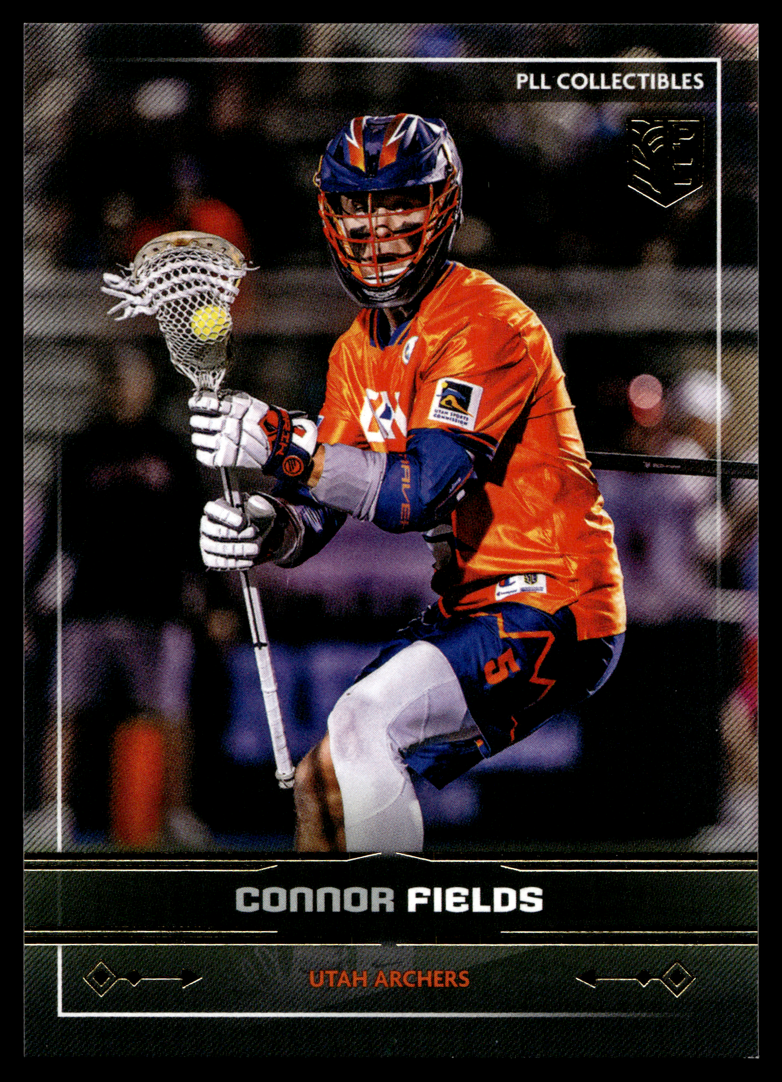 Connor Fields 2025 PLL Fieldside Utah Archers Gold Foil #41