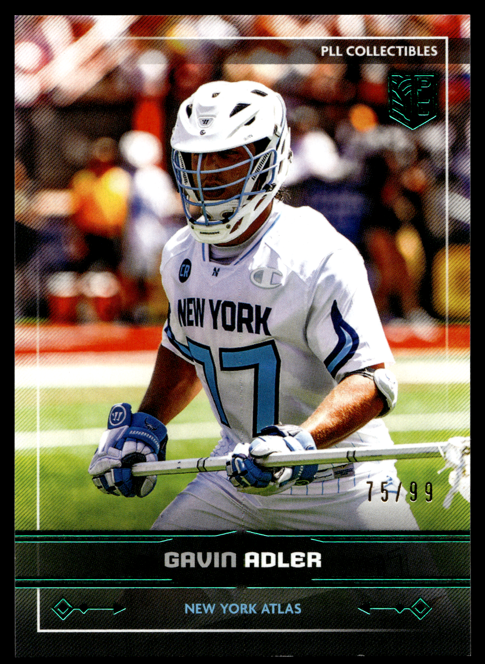 Gavin Adler 2025 PLL Fieldside New York Atlas Green Foil 75/99 #81