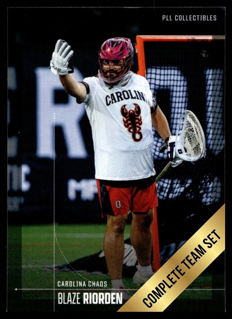 2026 PLL Fieldside II Carolina Chaos Complete 12 Card Team Set