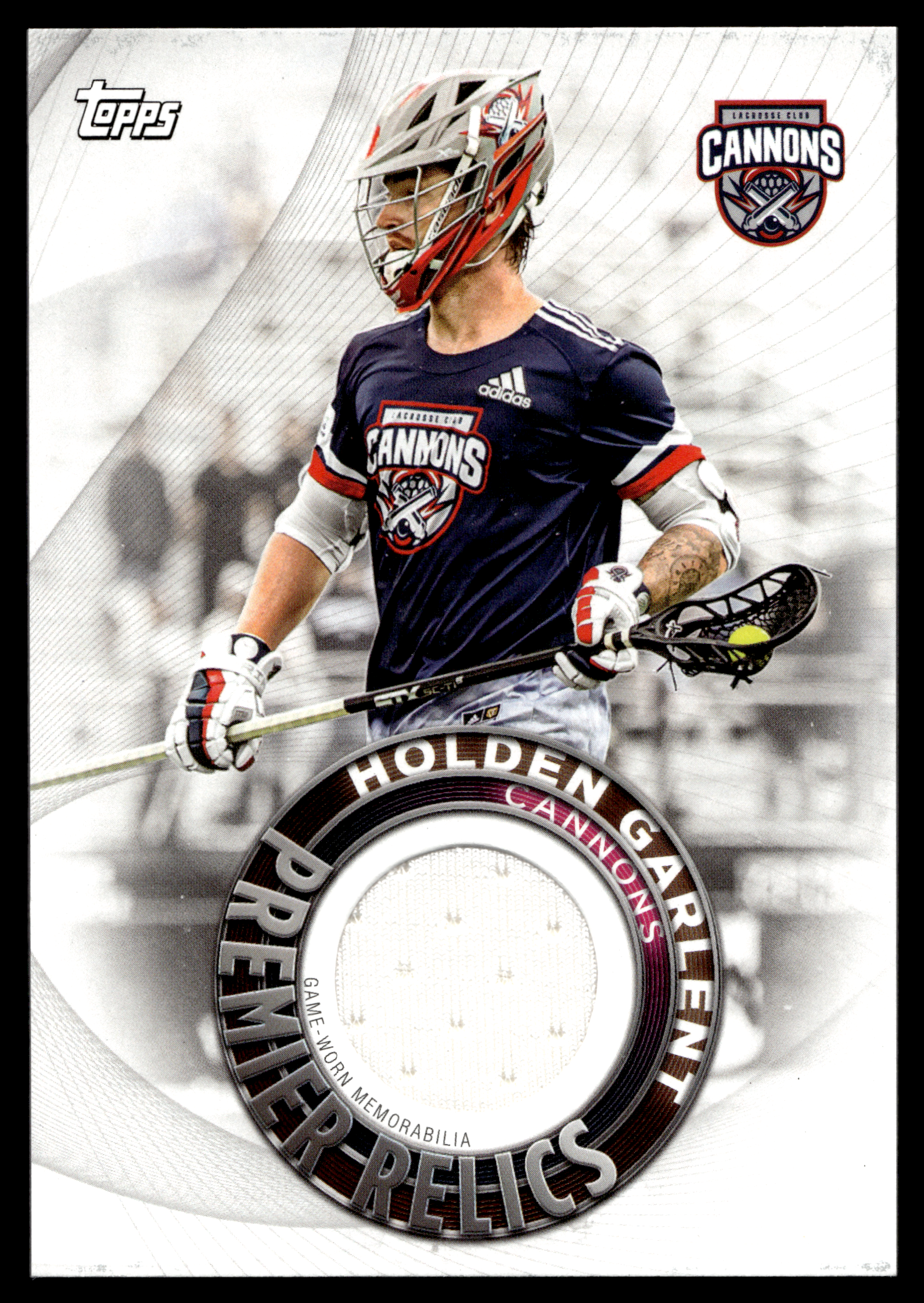 Holden Garlent 2022 Topps PLL Cannons Premier Relics #PR-HG