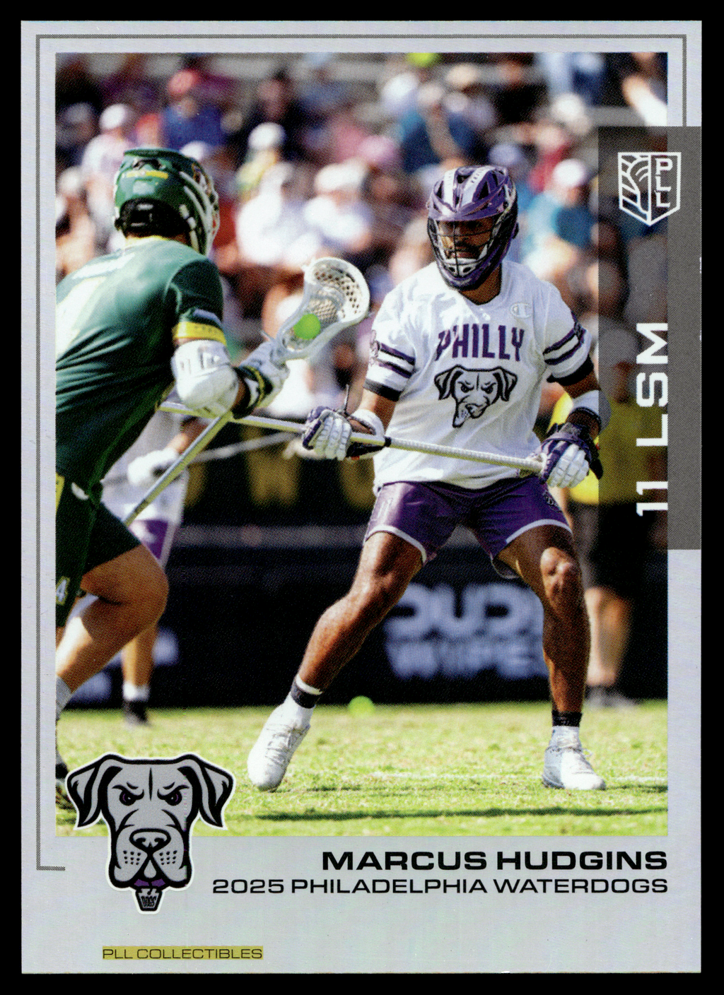 Marcus Hudgins 2025 PLL Flagship Philadelphia Waterdogs Rainbow Foil #74