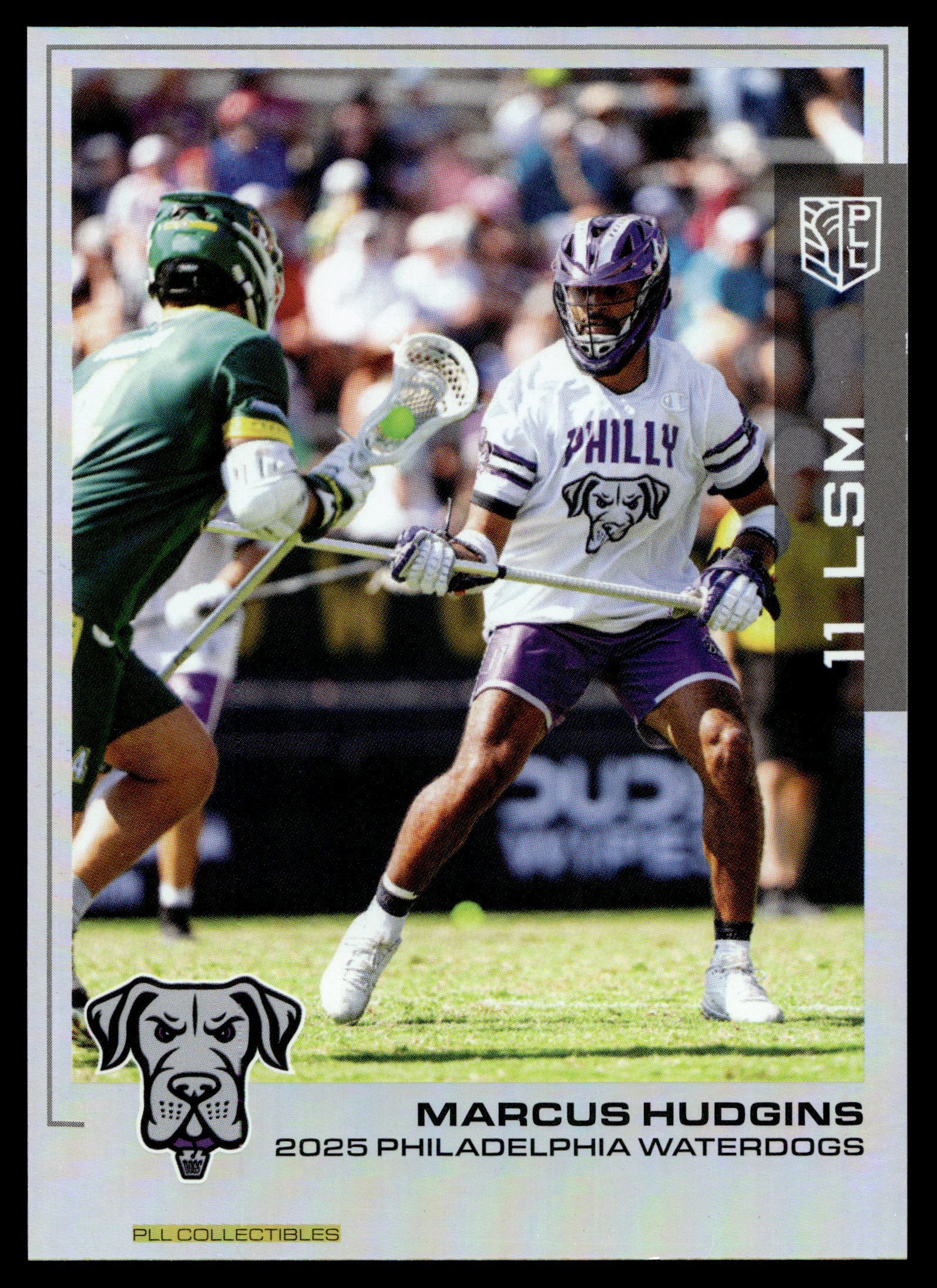 Marcus Hudgins 2025 PLL Flagship Philadelphia Waterdogs Rainbow Foil #74