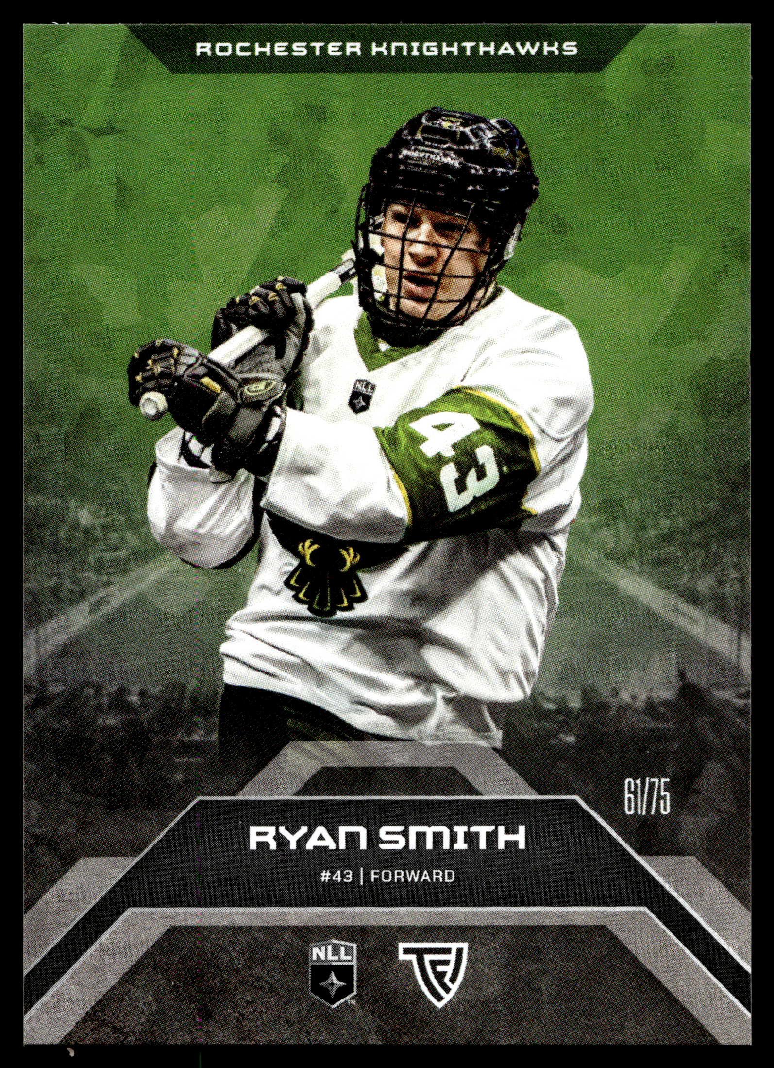 Ryan Smith 2025 TFL Sports NLL Rochester Knighthawks Home Floor 61/75 #110