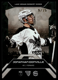 Jonathan Donville 2026 TFL NLL ELITE Las Vegas Desert Dogs Home Floor 9/75 #E20