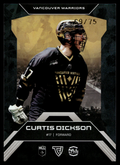Curtis Dickson 2026 TFL NLL ELITE Vancouver Warriors Home Floor 69/75 #E21