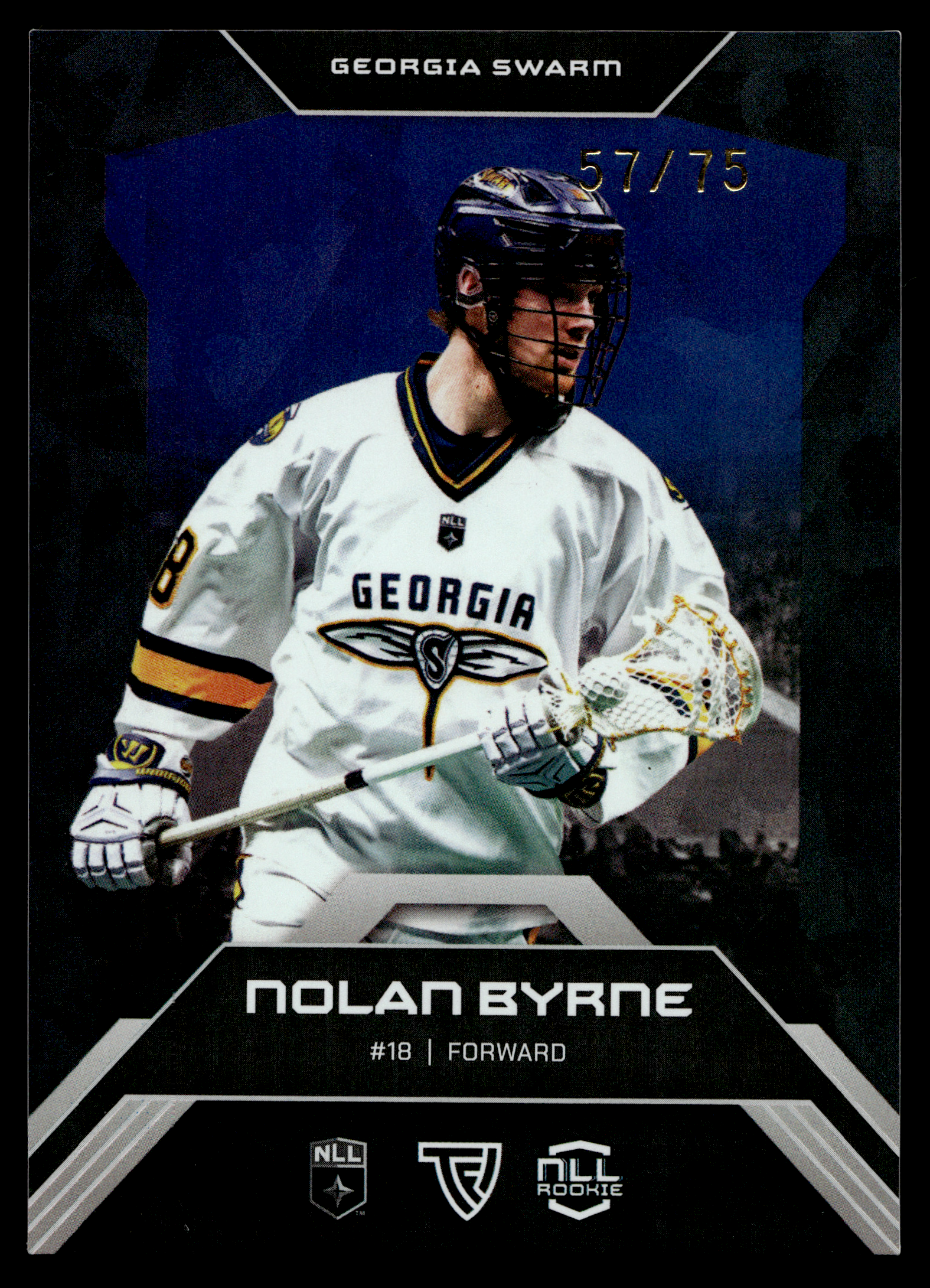 Nolan Byrne 2026 TFL NLL ELITE Georgia Swarm Home Floor 57/75 #E23
