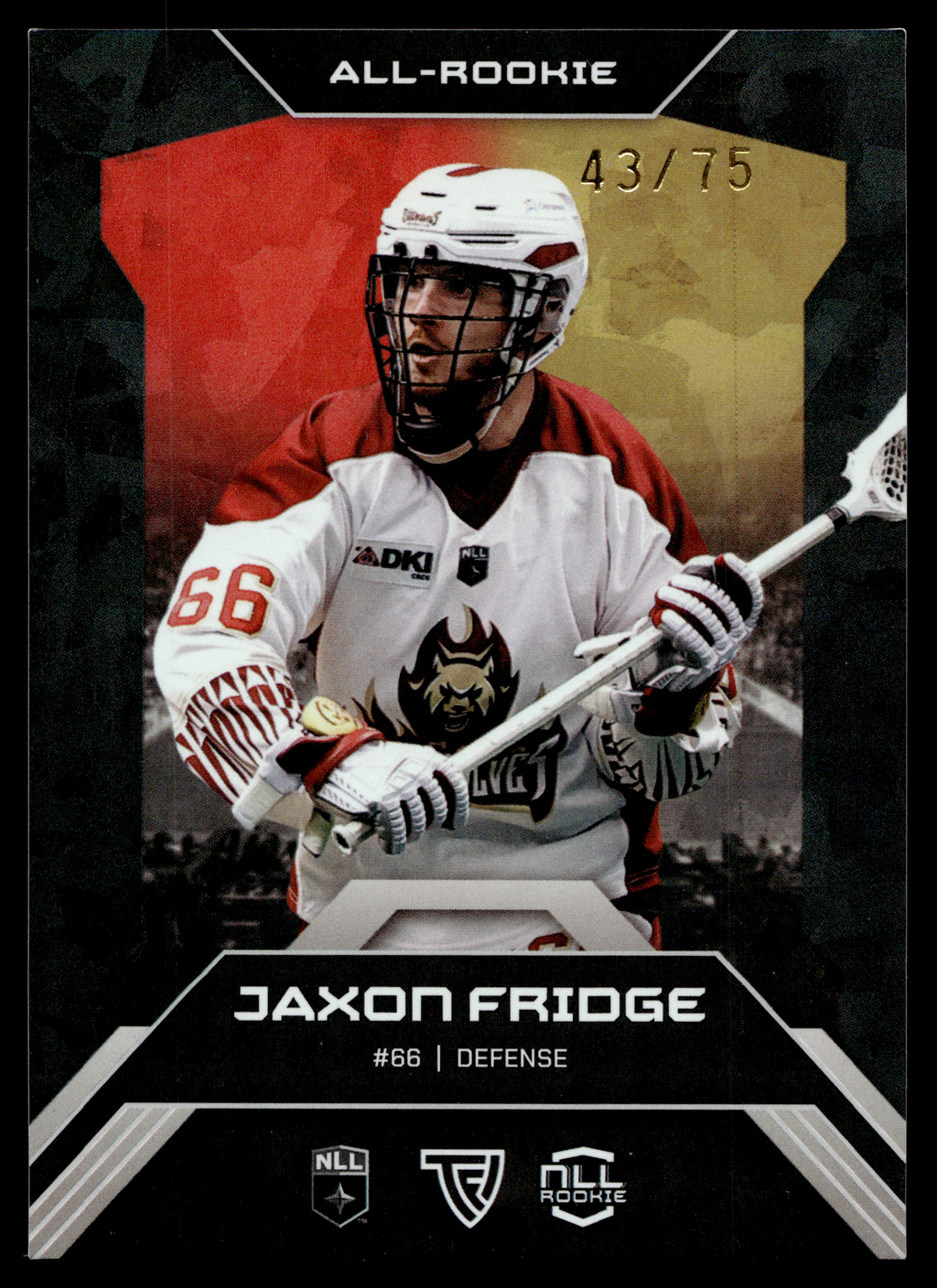Jaxon Fridge 2026 TFL NLL ELITE Oshawa Firewolves Home Floor 43/75 #E50