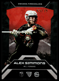 Alex Simmons 2026 TFL NLL ELITE Oshawa Firewolves Home Floor 63/75 #E7