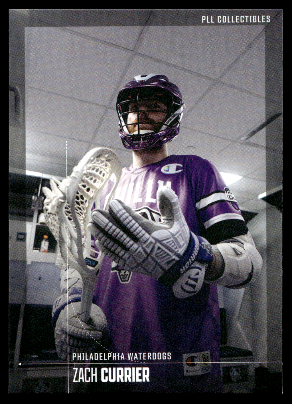 Zach Currier 2026 PLL Fieldside II Philadelphia Waterdogs Matte Finish #42