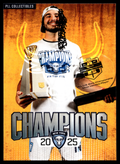 Jeff Teat 2026 PLL Fieldside II New York Atlas Champions #CHAMP-5