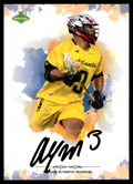 Alex Woodall 2020 MLL Parkside Select Series Atlanta Blaze Autograph #SS-AW