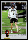2025 Premier Lacrosse League PLL Flagship #38 TJ Malone Rainbow Foil