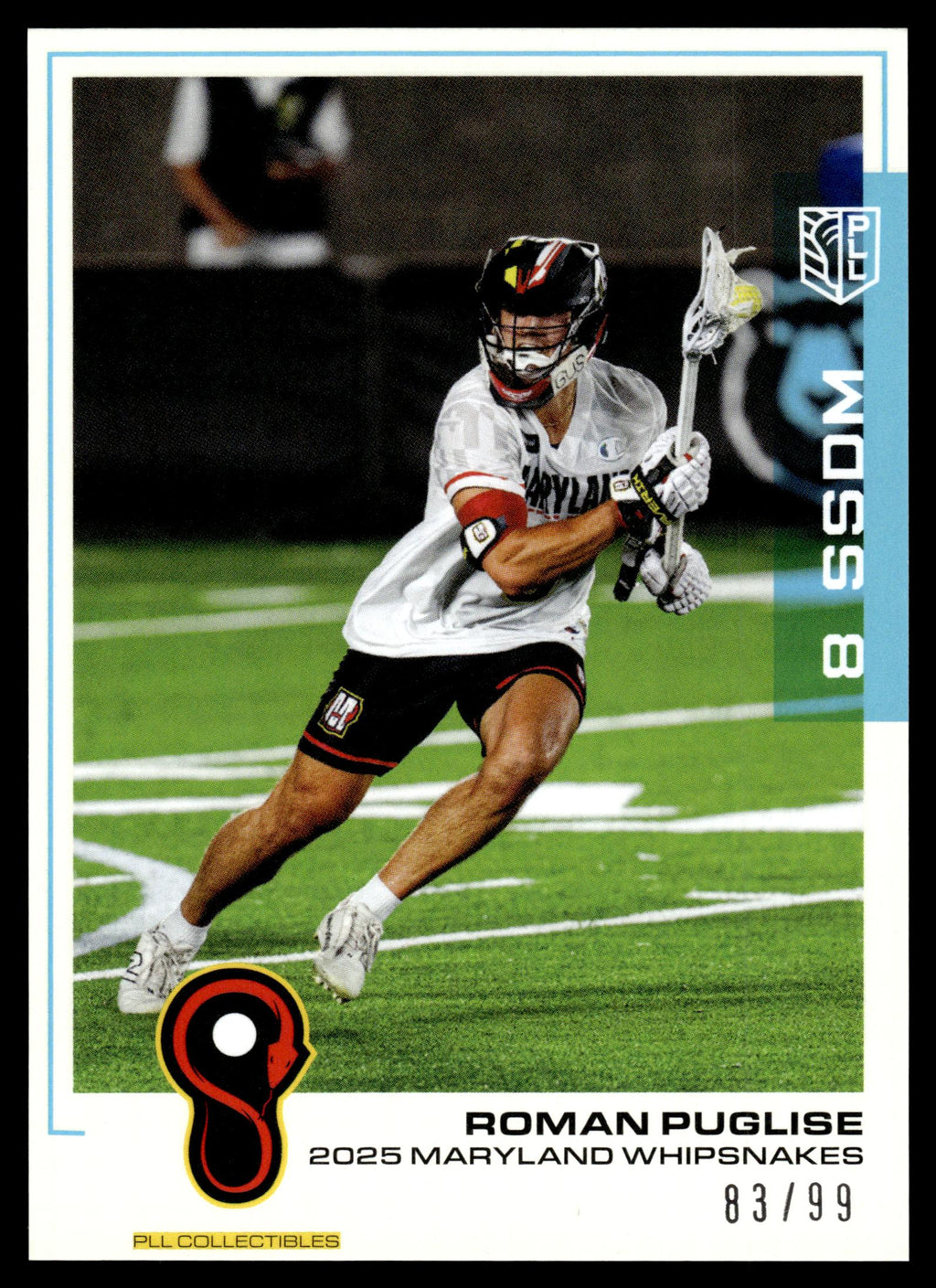 Roman Puglise 2025 PLL Flagship Blue Parallel 83/99 #114