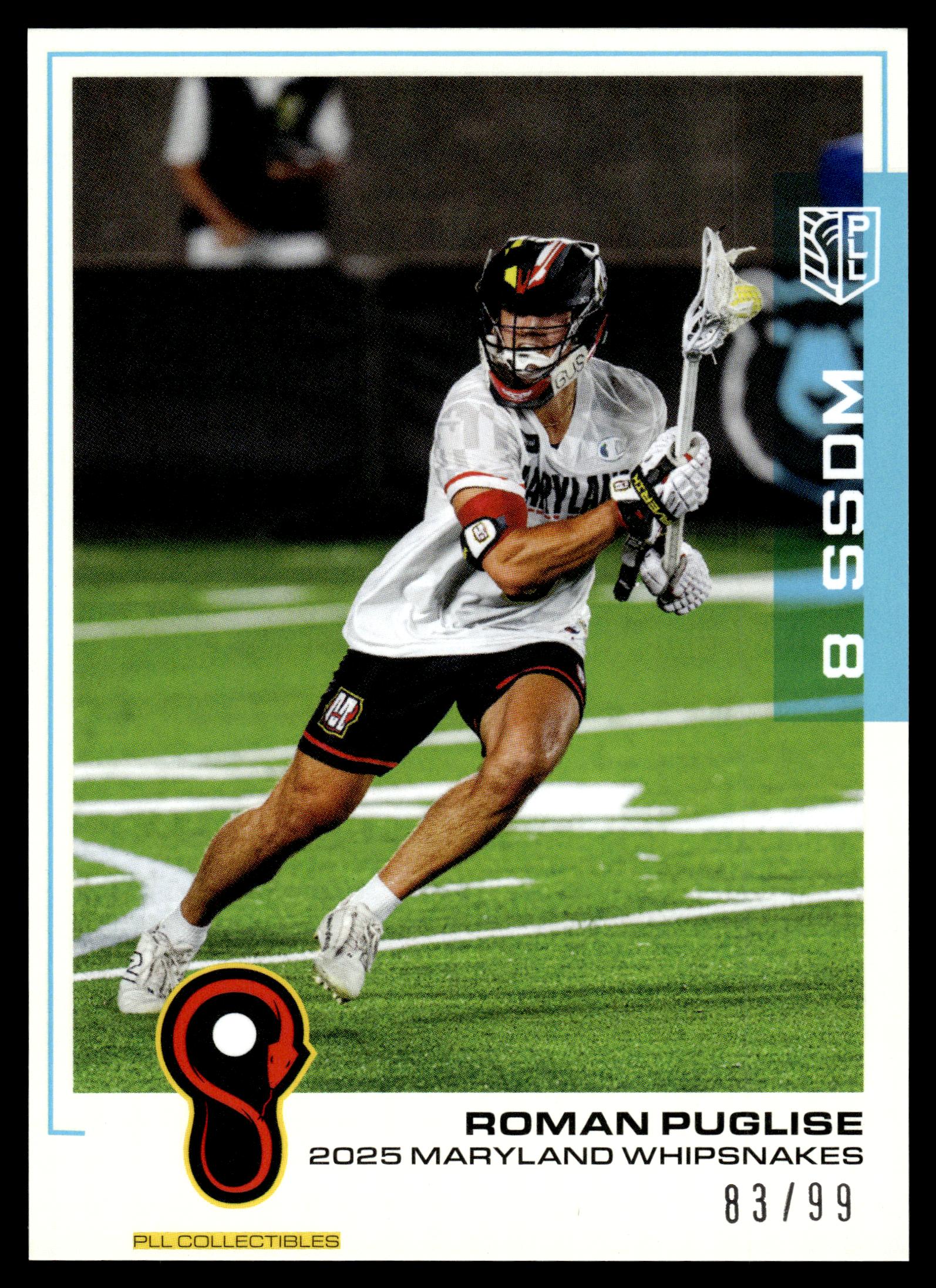Roman Puglise 2025 PLL Flagship Blue Parallel 83/99 #114