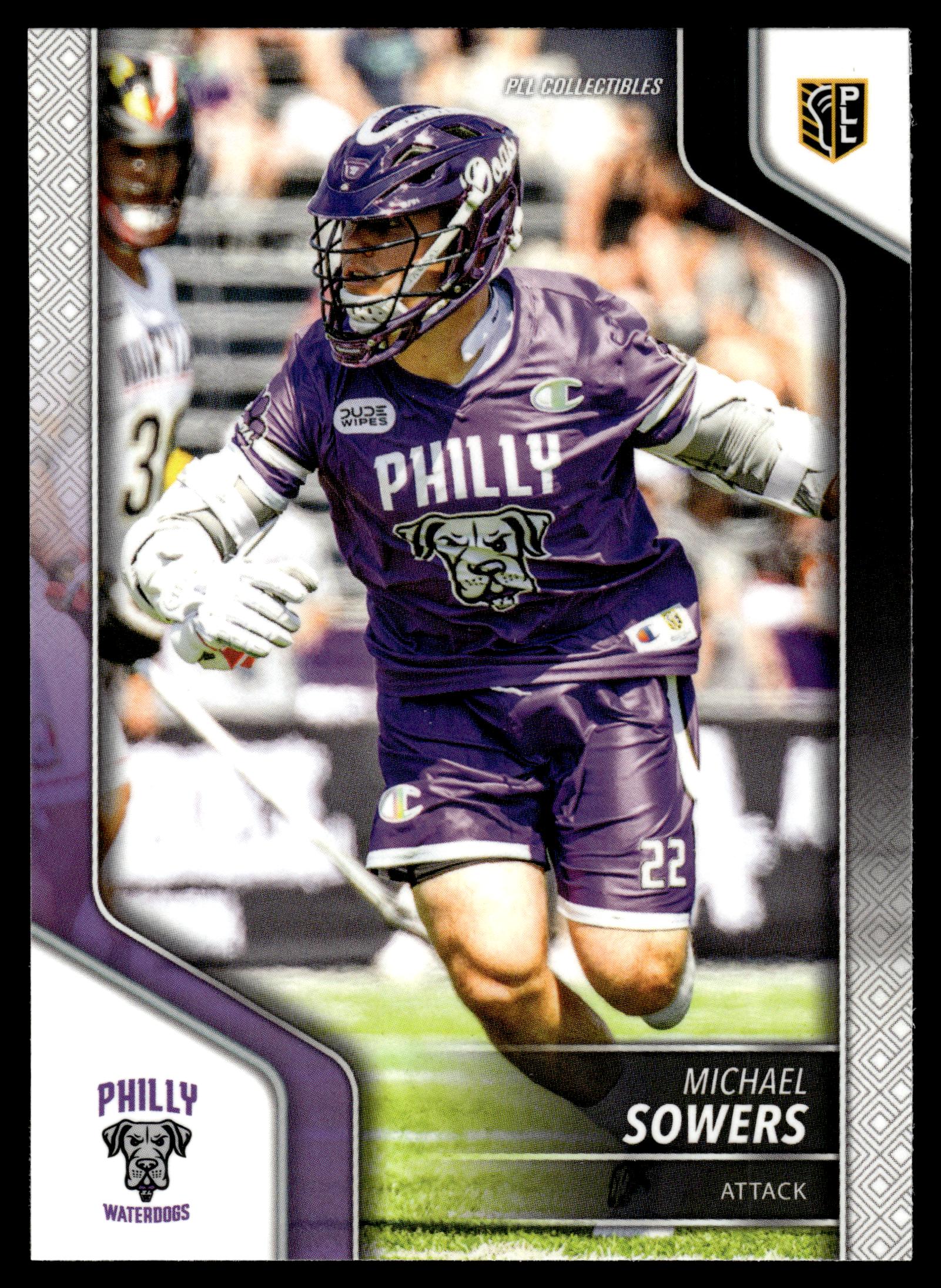 Michael Sowers 2024 PLL Release Base Philadelphia Waterdogs #135