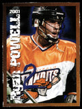 Ryan Powell 2001 NLL Buffalo Bandits Team Issue Buffalo Bandits