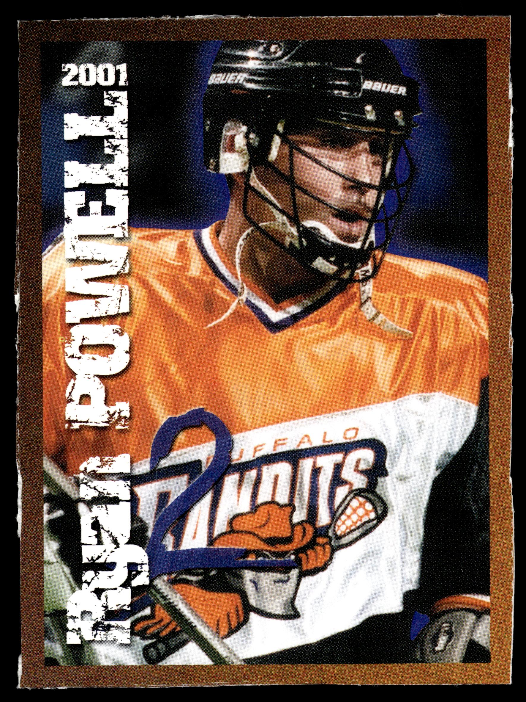Ryan Powell 2001 NLL Buffalo Bandits Team Issue Buffalo Bandits