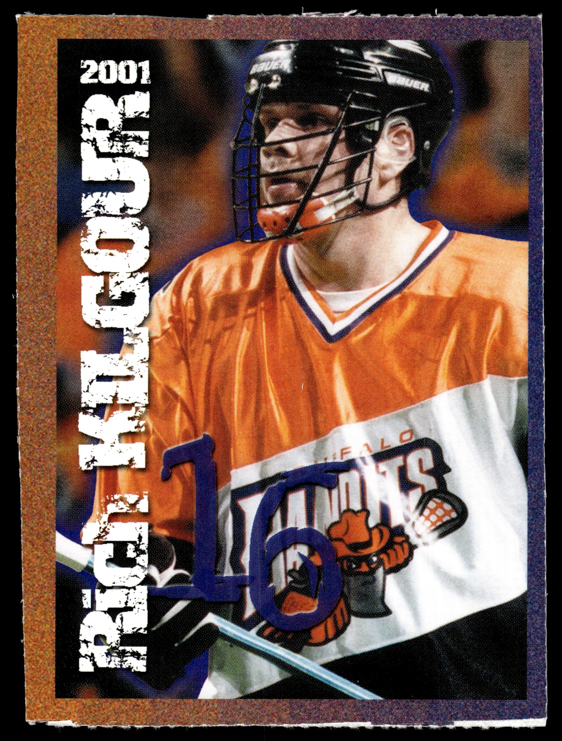 Rich Kilgour 2001 NLL Buffalo Bandits Team Issue Buffalo Bandits