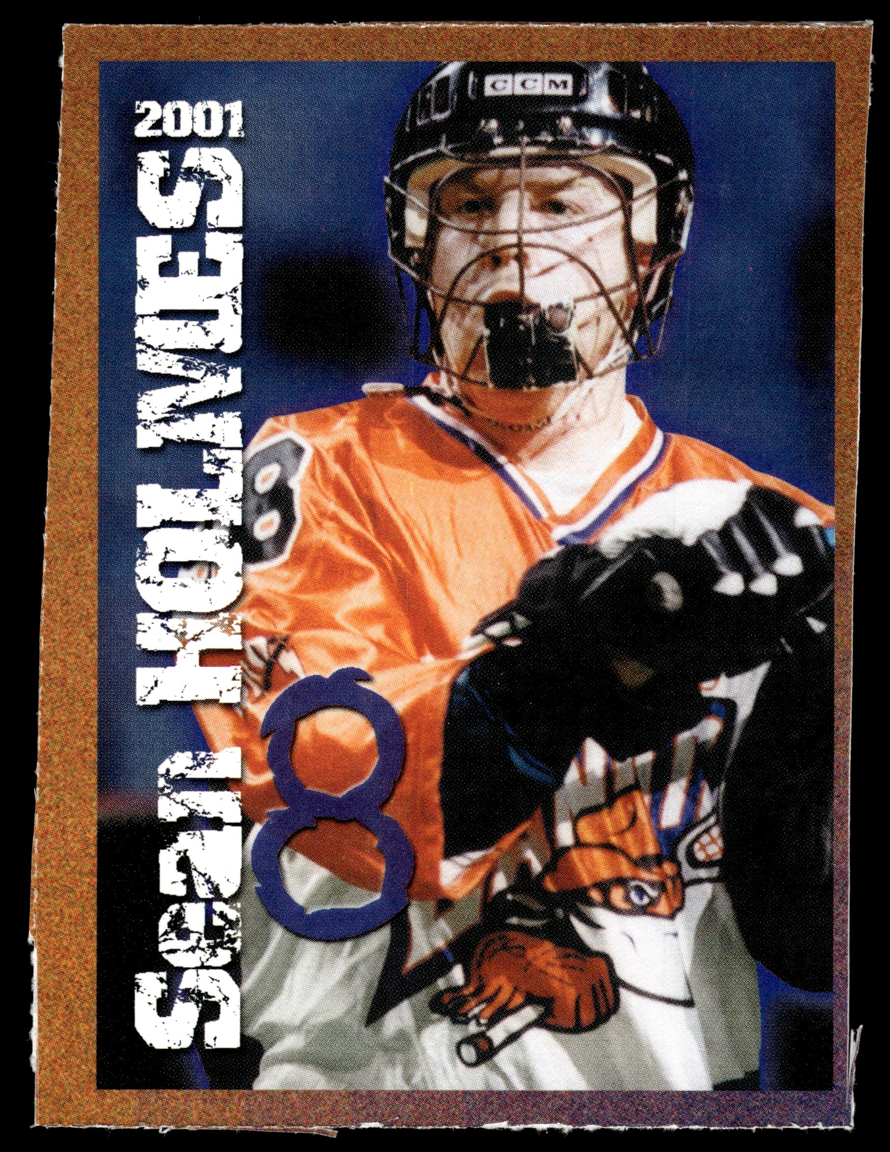Sean Holmes  2001 NLL Buffalo Bandits Team Issue Buffalo Bandits