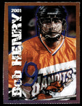 Bob Henry  2001 NLL Buffalo Bandits Team Issue Buffalo Bandits