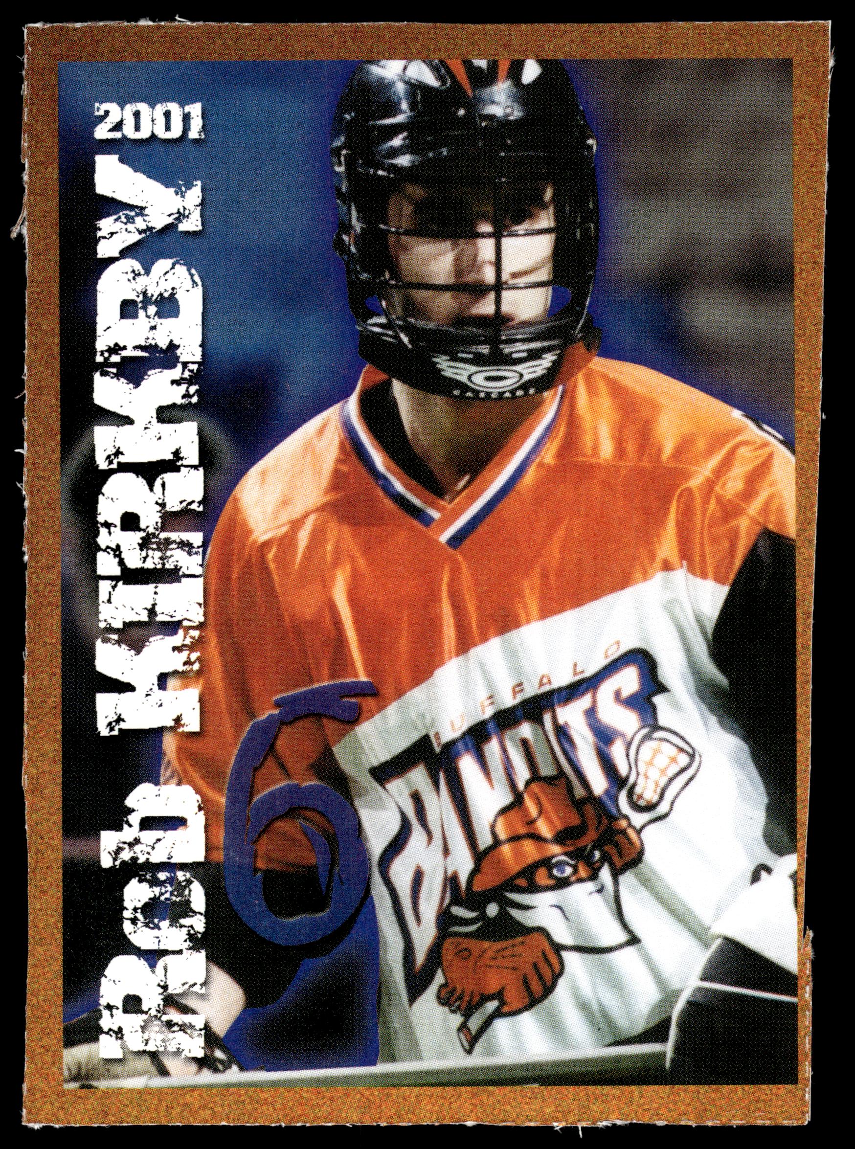 Rob Kirkby 2001 NLL Buffalo Bandits Team Issue Buffalo Bandits