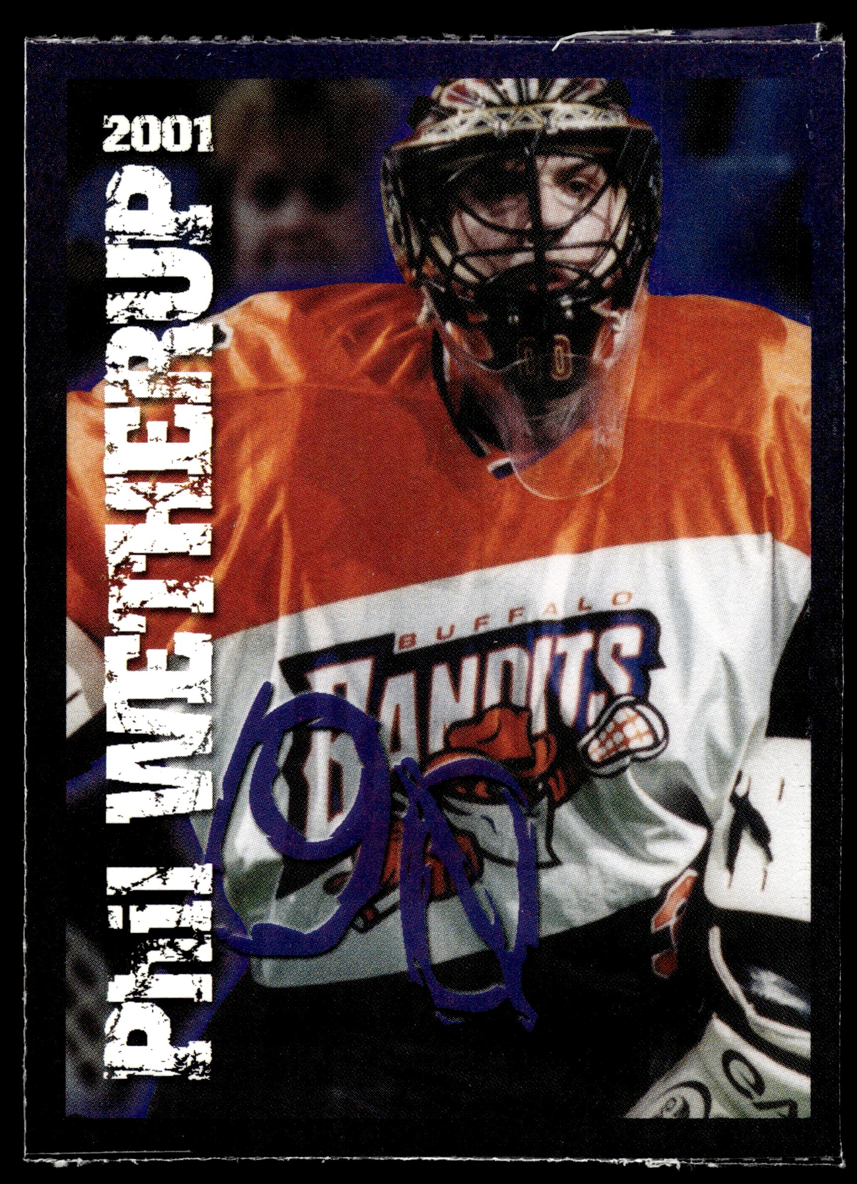 Phil Wetherup  2001 NLL Buffalo Bandits Team Issue Buffalo Bandits