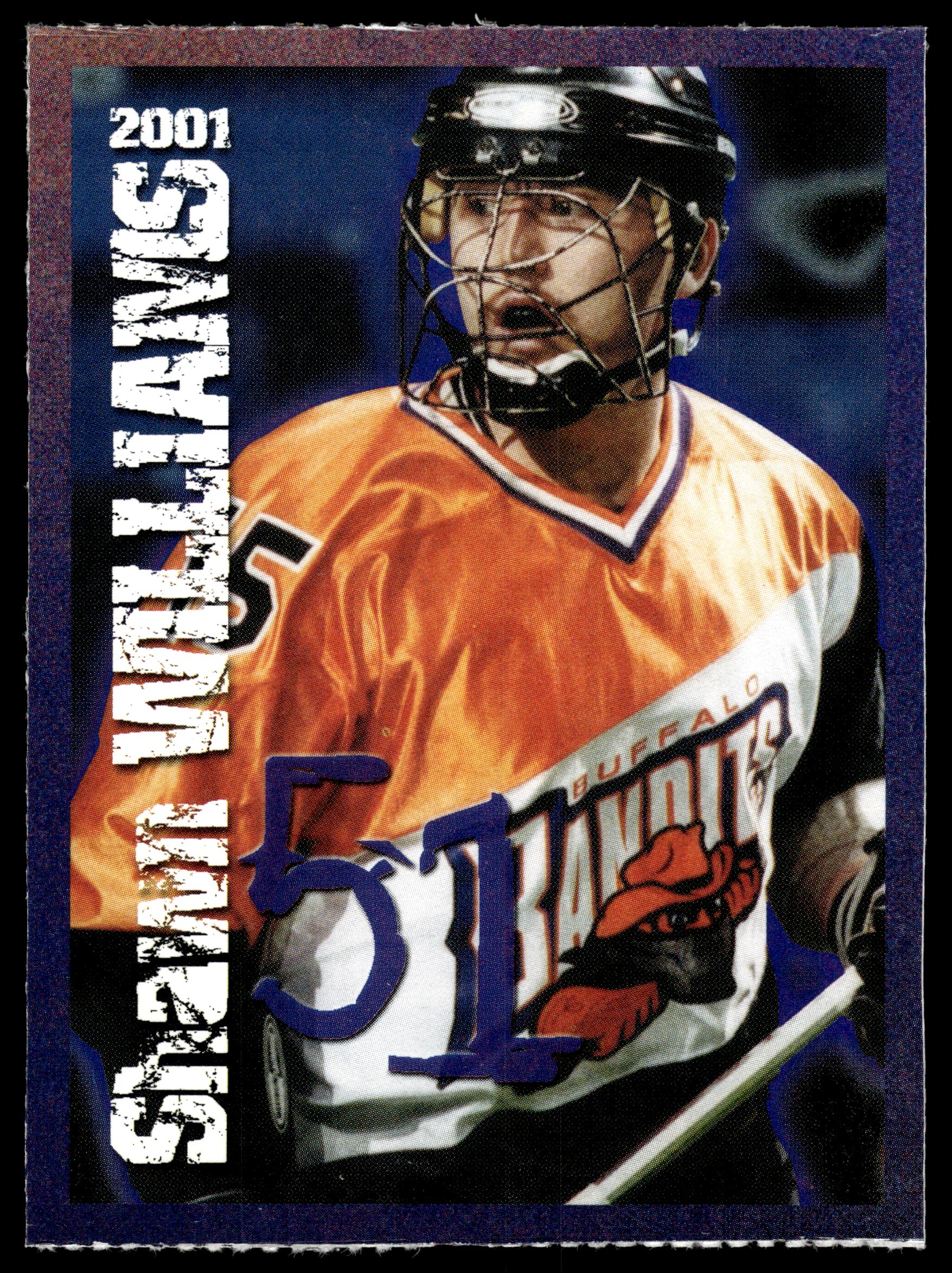 Shawn Williams  2001 NLL Buffalo Bandits Team Issue Buffalo Bandits