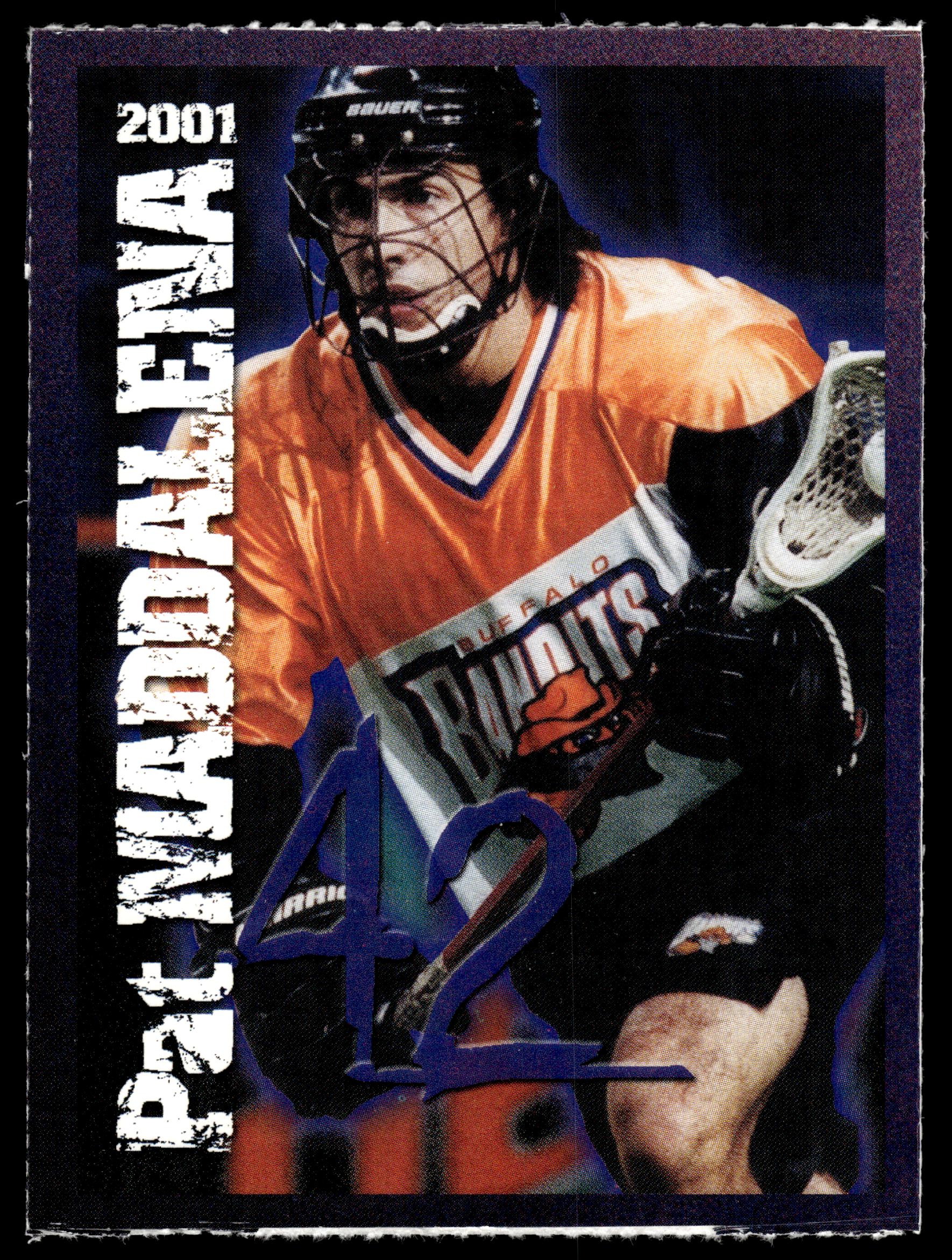 Pat Maddalena  2001 NLL Buffalo Bandits Team Issue Buffalo Bandits #