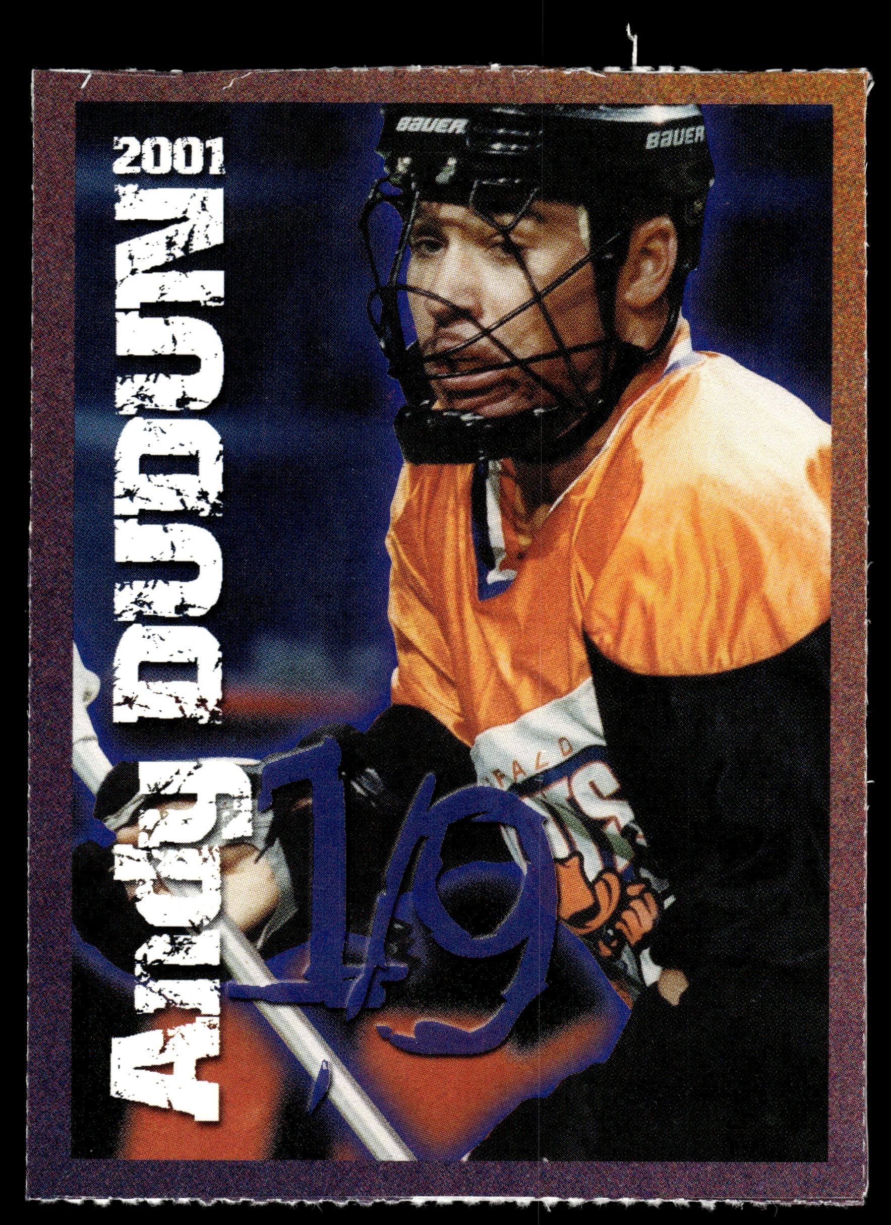 Andy Dudan 2001 NLL Buffalo Bandits Team Issue Buffalo Bandits #