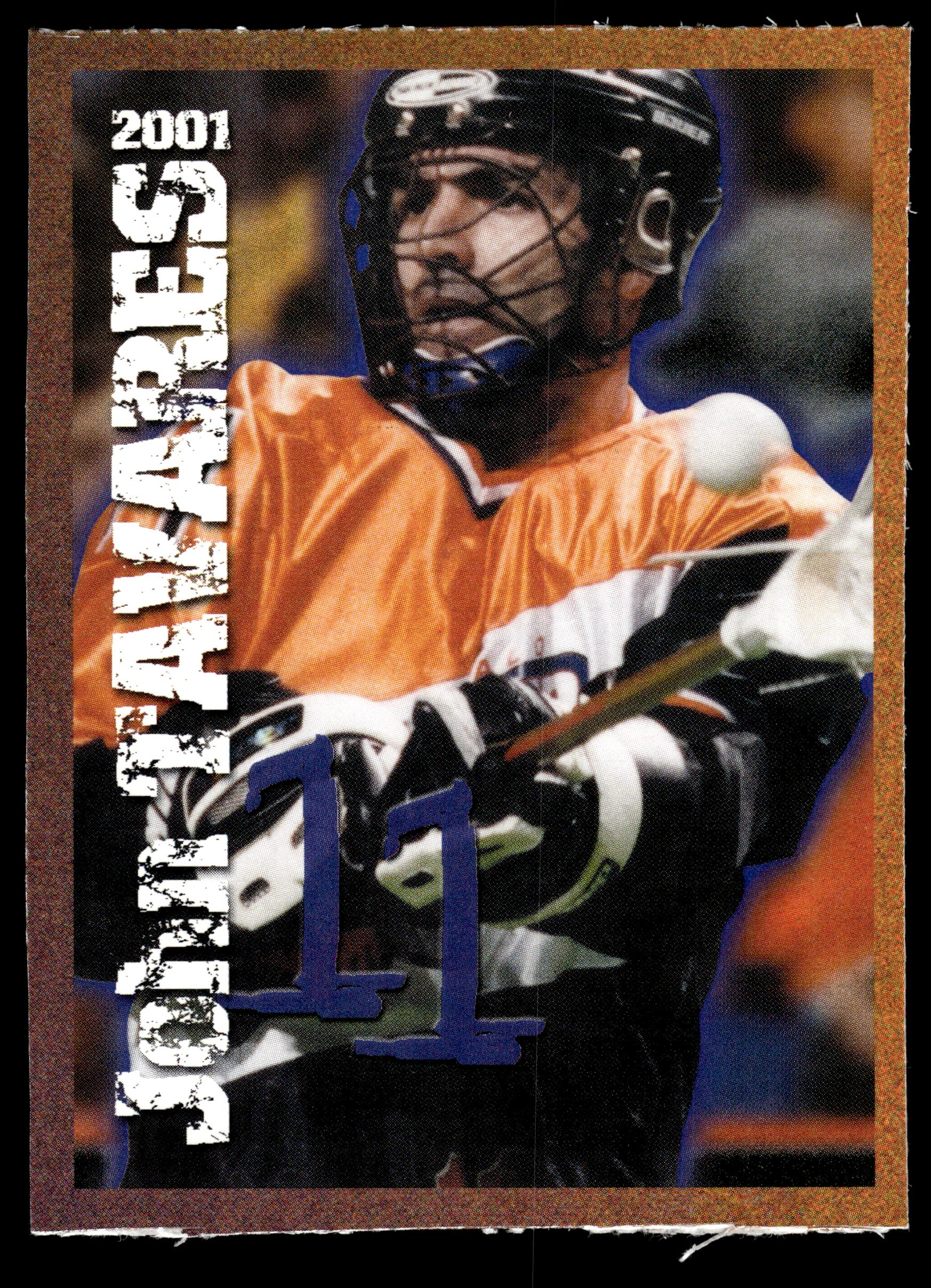 John Tavares  2001 NLL Buffalo Bandits Team Issue Buffalo Bandits #