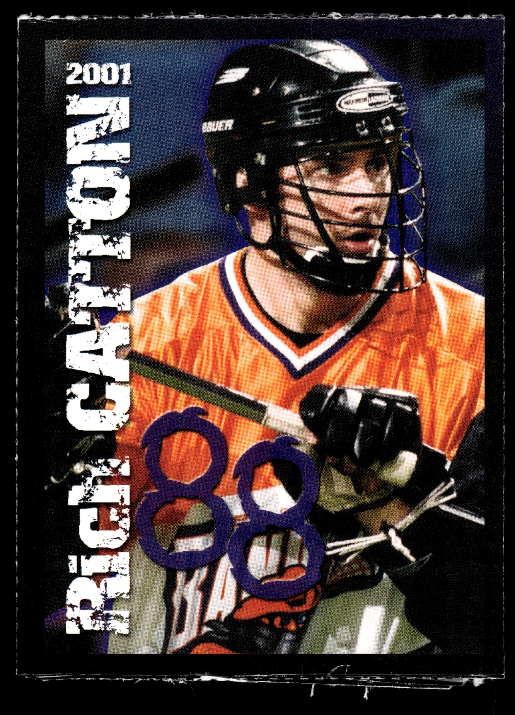 Rich Catton  2001 NLL Buffalo Bandits Team Issue Buffalo Bandits #