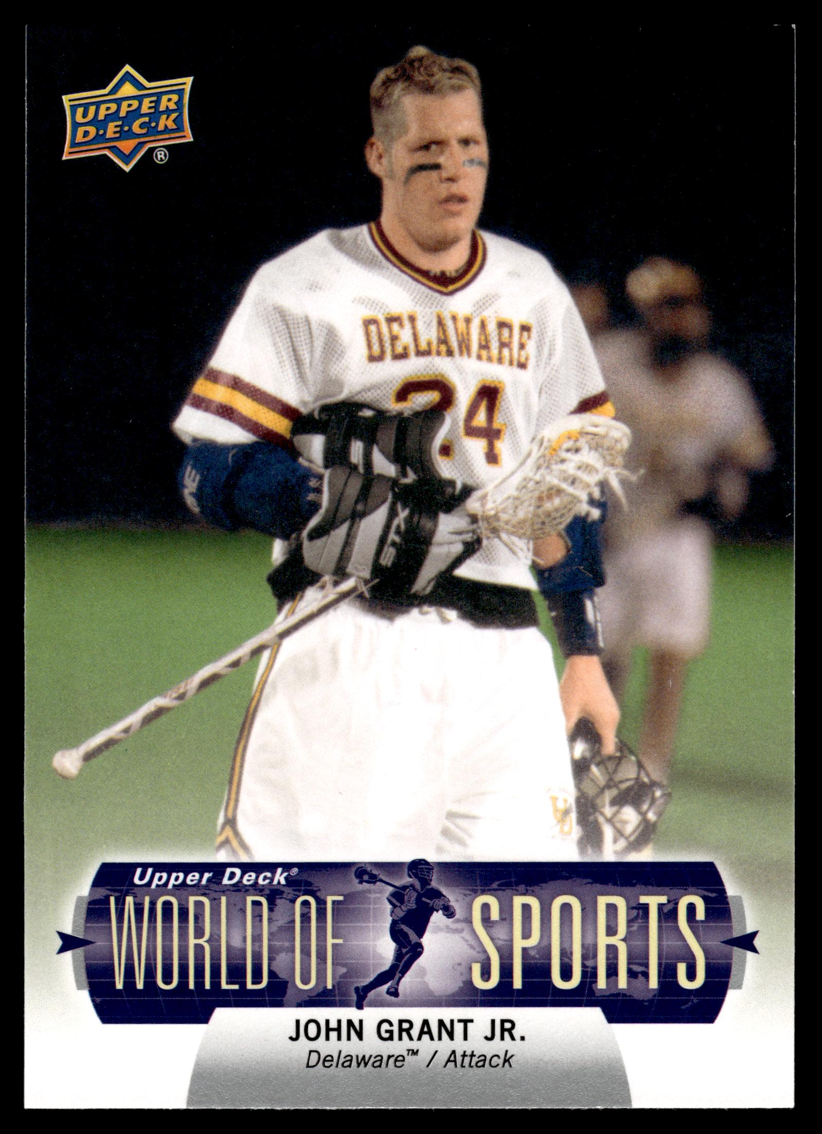 John Grant Jr. 2011 Upper Deck World of Sports Delaware Fightin' Blue Hens #184