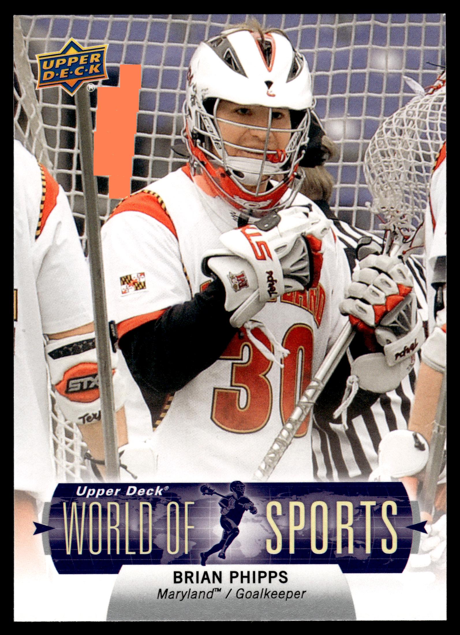 Brian Phipps 2011 Upper Deck World of Sports Maryland Terrapins #185