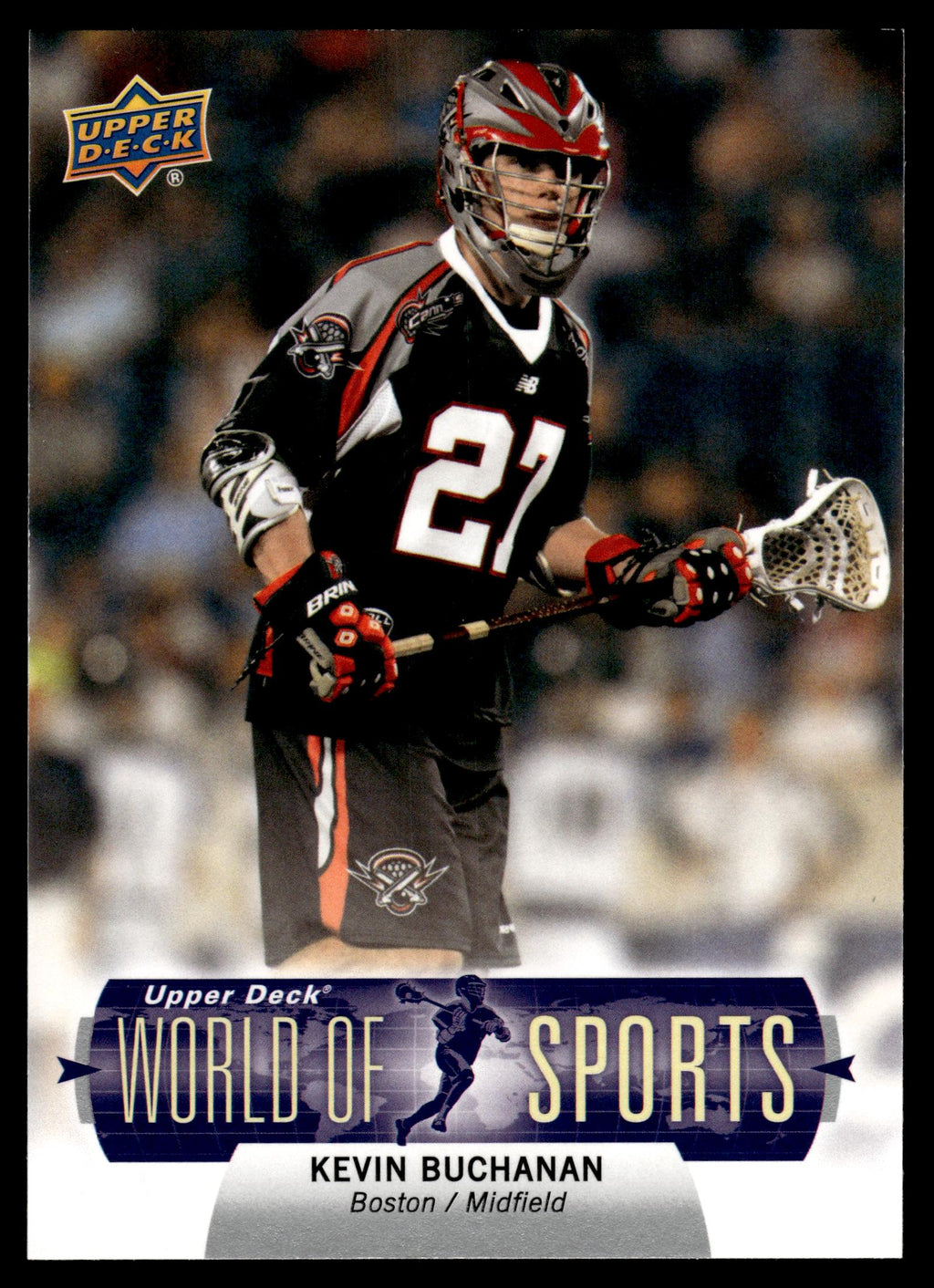 Kevin Buchanan 2011 Upper Deck World of Sports Boston Cannons #190