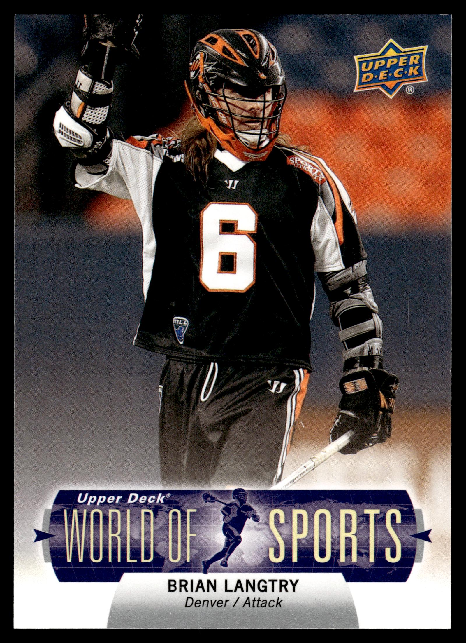 Brian Langtry 2011 Upper Deck World of Sports Denver Outlaws #194