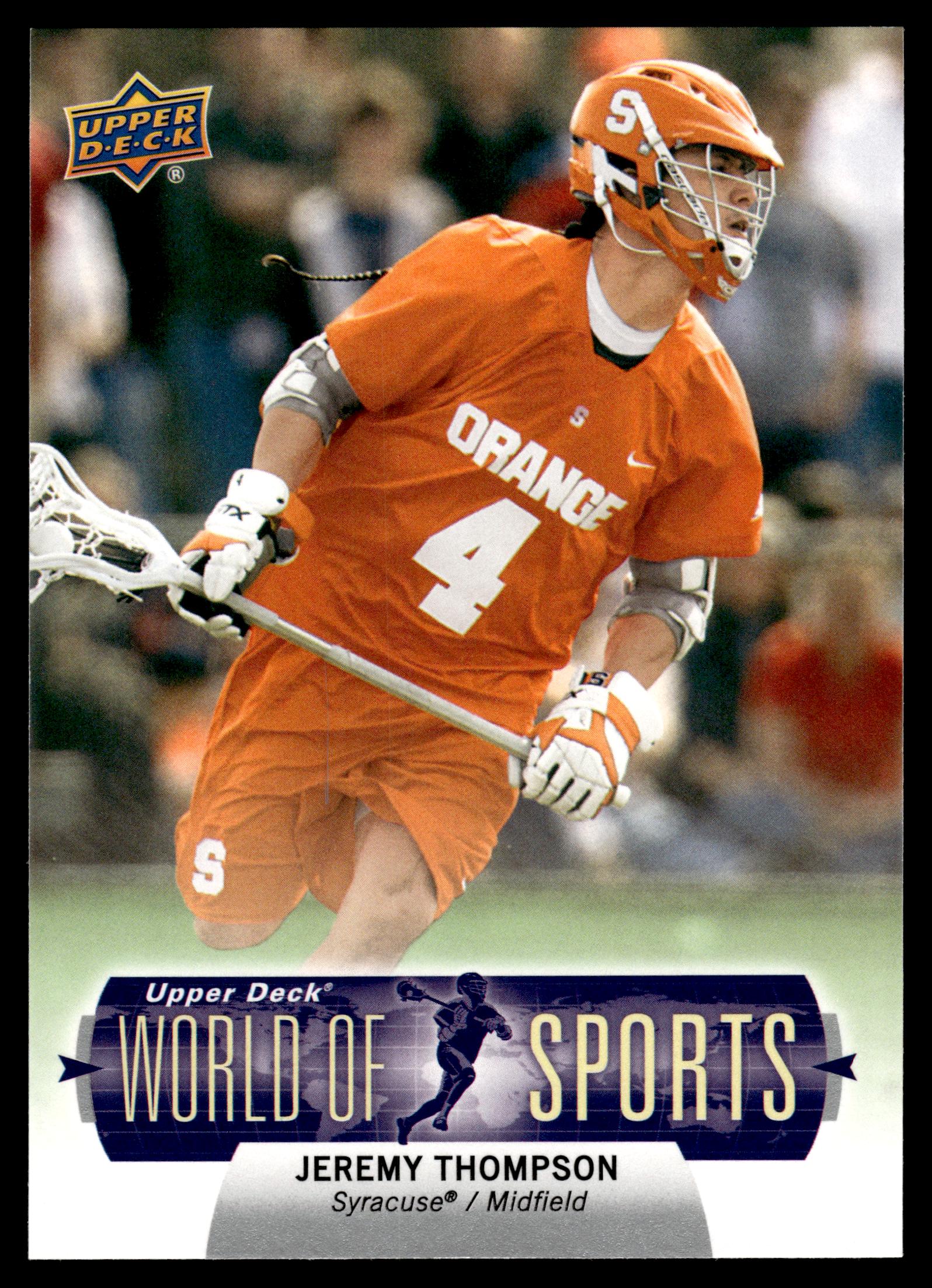 Jeremy Thompson 2011 Upper Deck World of Sports Syracuse Orange #198