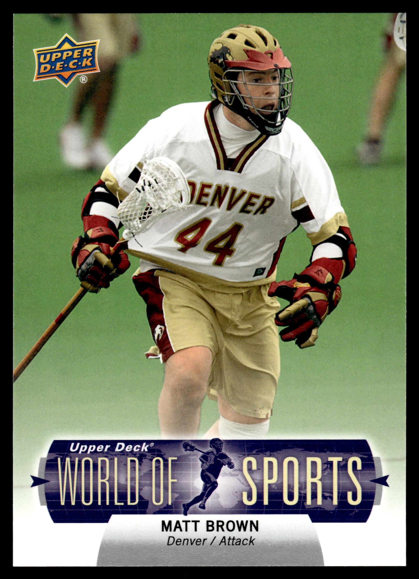 Matt Brown 2011 Upper Deck World of Sports Denver Pioneers #201