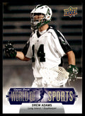 Drew Adams 2011 Upper Deck World of Sports Long Island Lizards #203