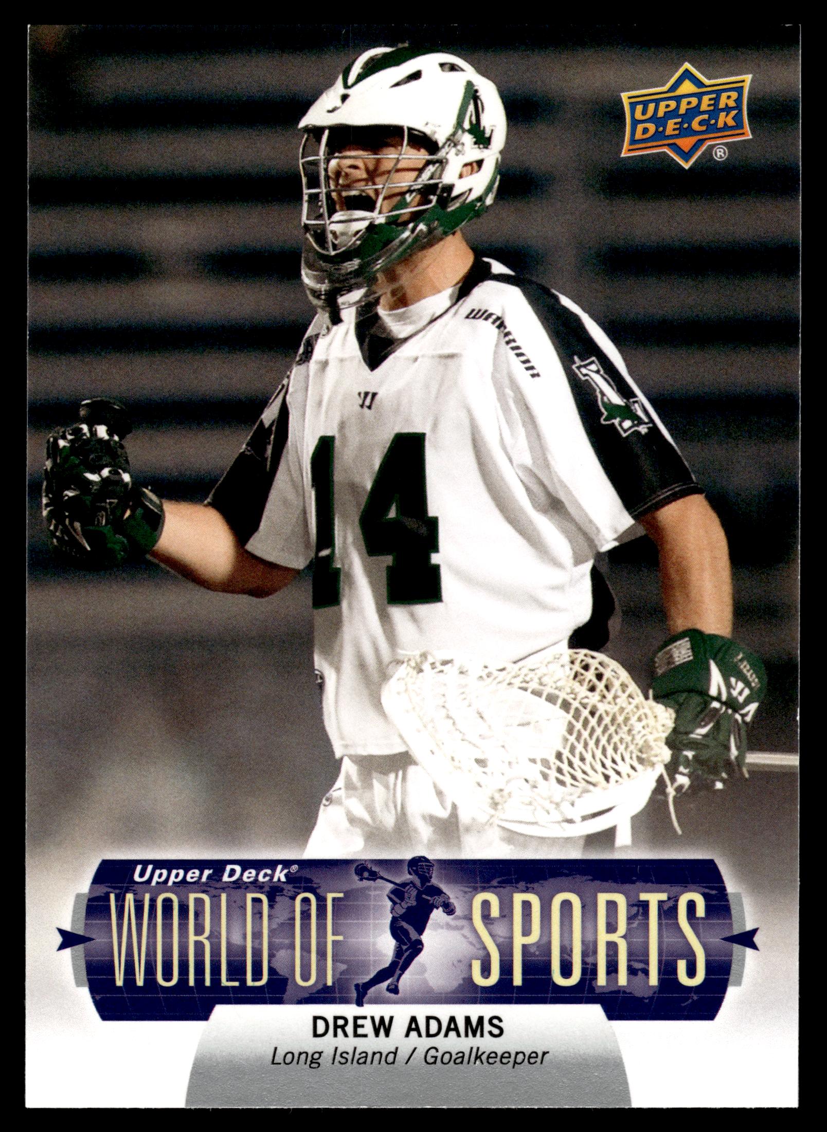 Drew Adams 2011 Upper Deck World of Sports Long Island Lizards #203