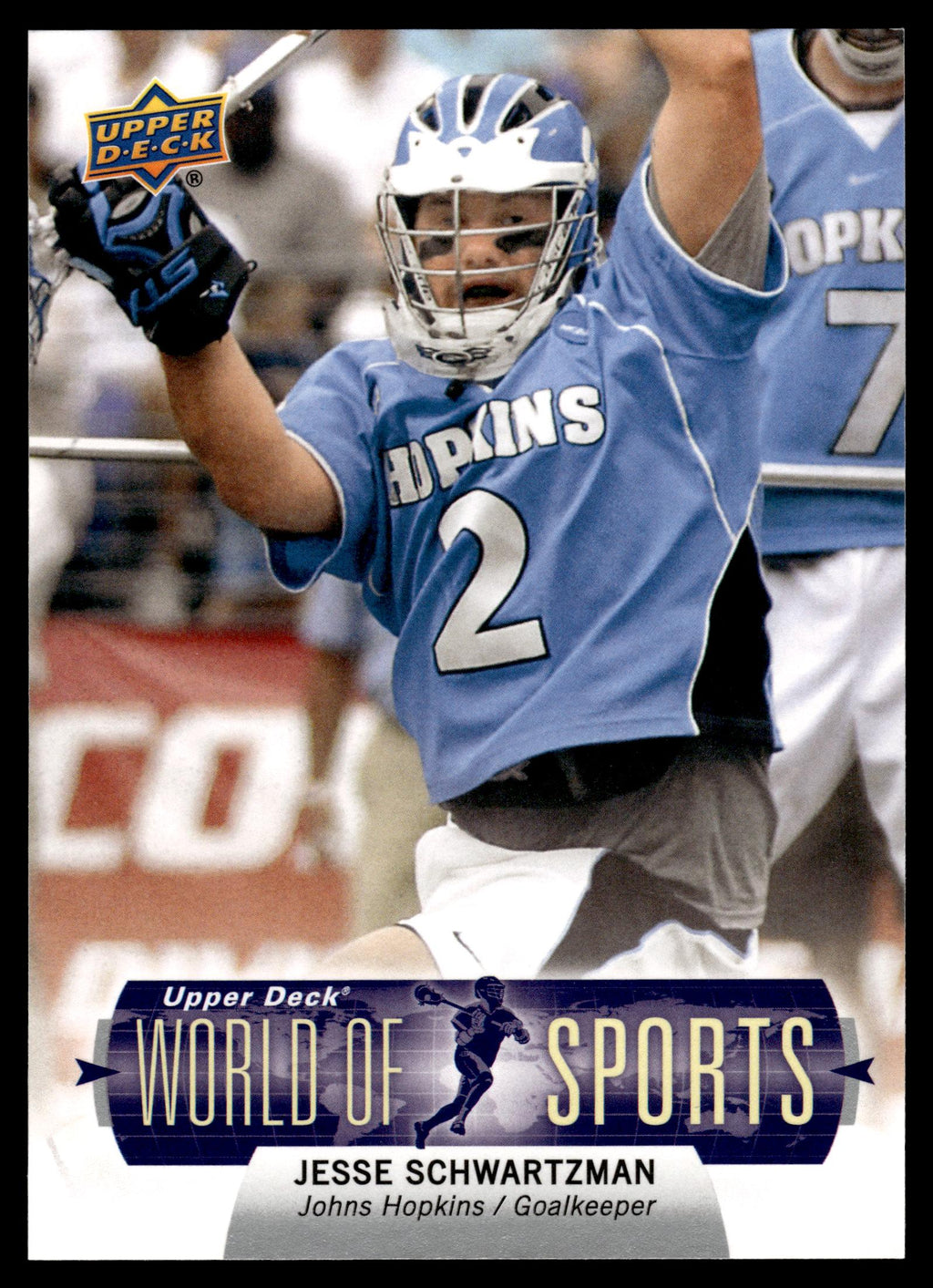Jesse Schwartzman 2011 Upper Deck World of Sports Johns Hopkins Blue Jays #204