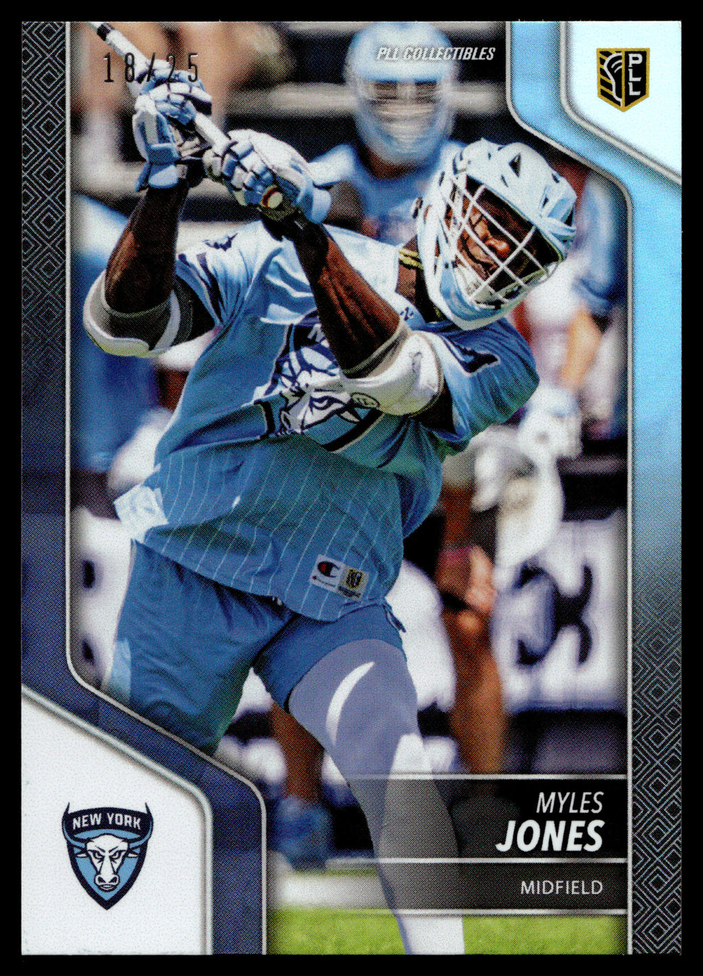 Myles Jones 2024 PLL Release New York Atlas Black 18/25 #53