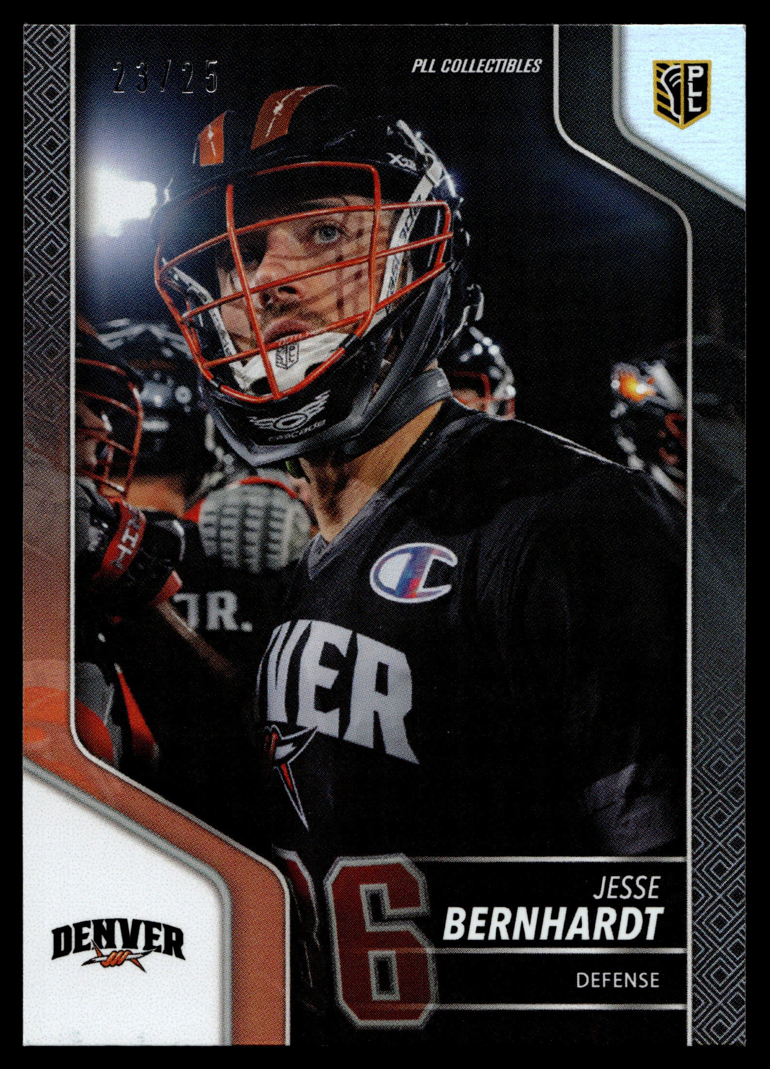 Jesse Bernhardt 2024 PLL Release Denver Outlaws Black 23/25 #94