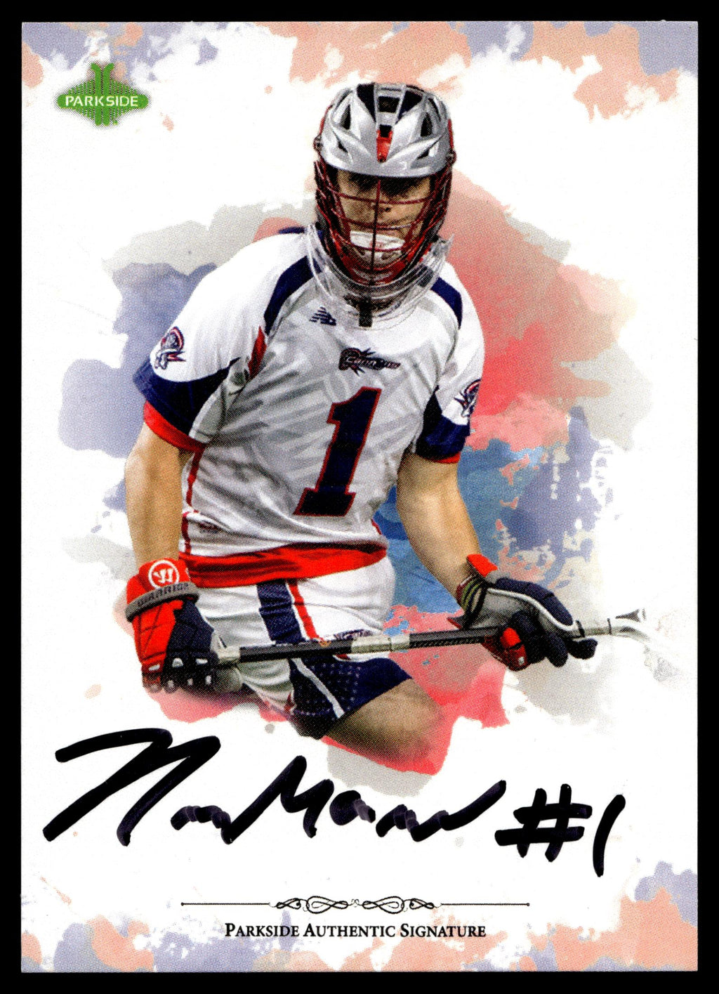 Nick Marrocco 2020 MLL Parkside Select Series Boston Cannons Autograph #SS-NM