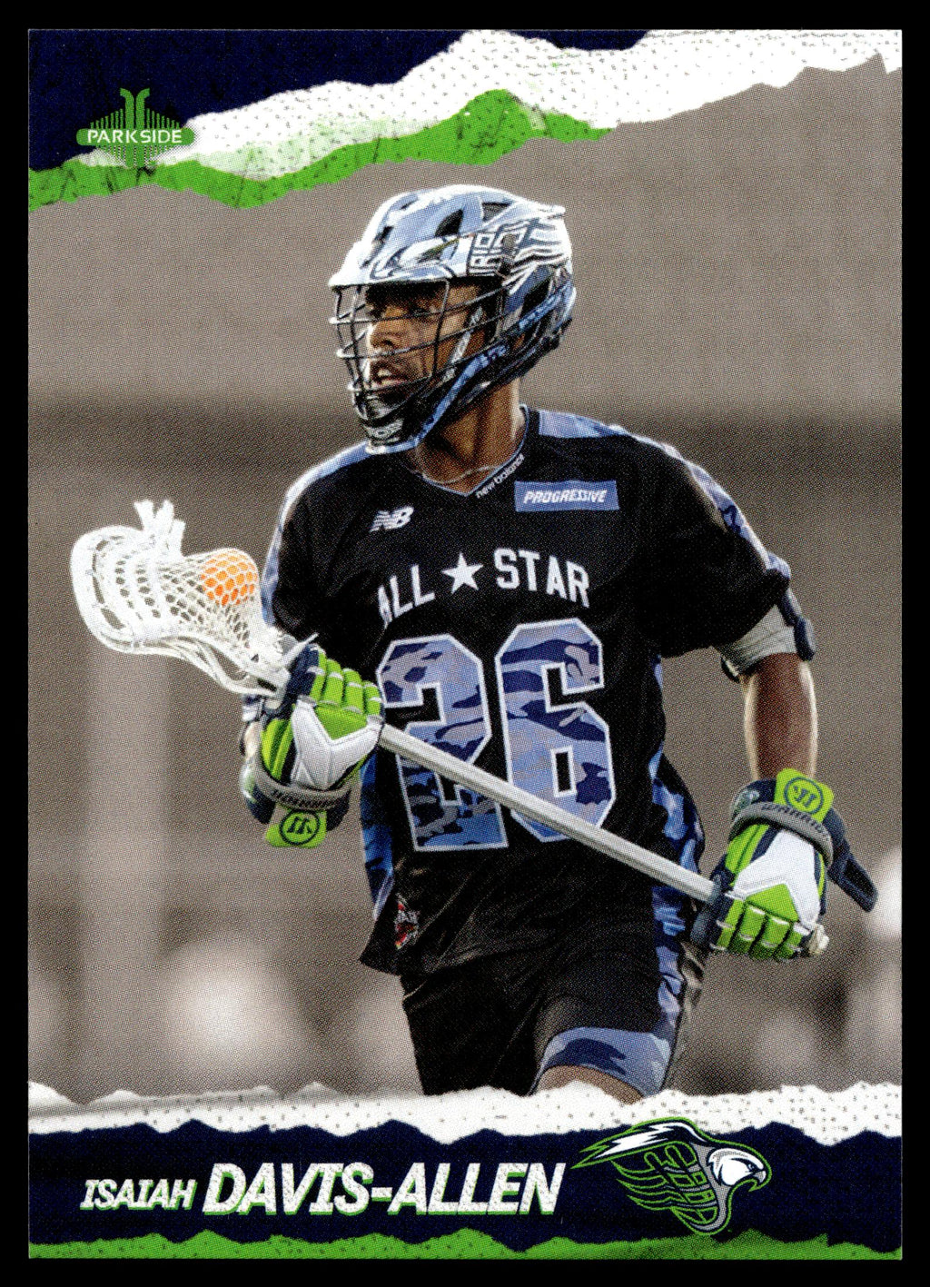 Isaiah Davis-Allen 2020 MLL Parkside Select Series Chesapeake Bayhawks #7